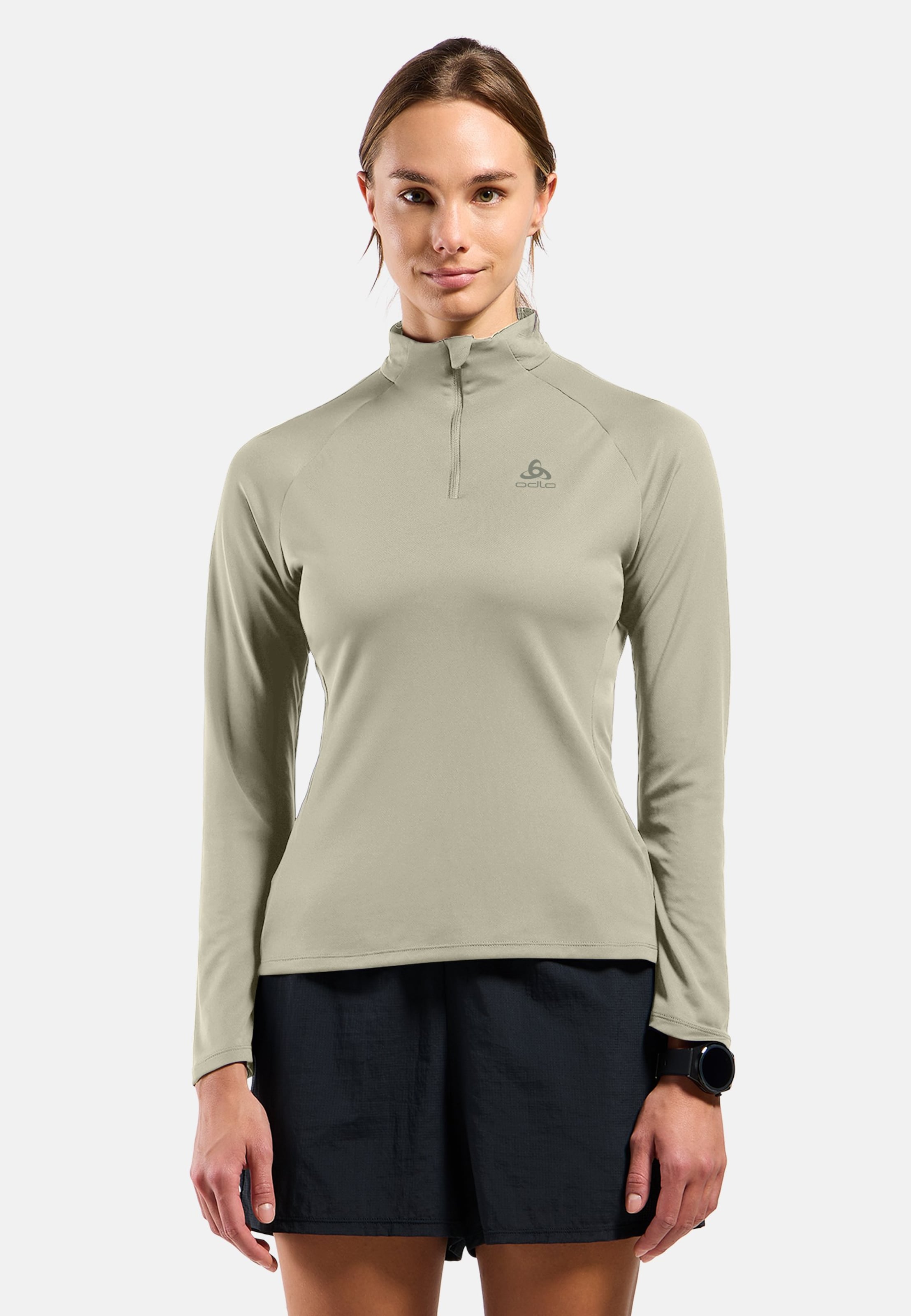 Odlo Essentials Mid Layer für Damen, M, beige