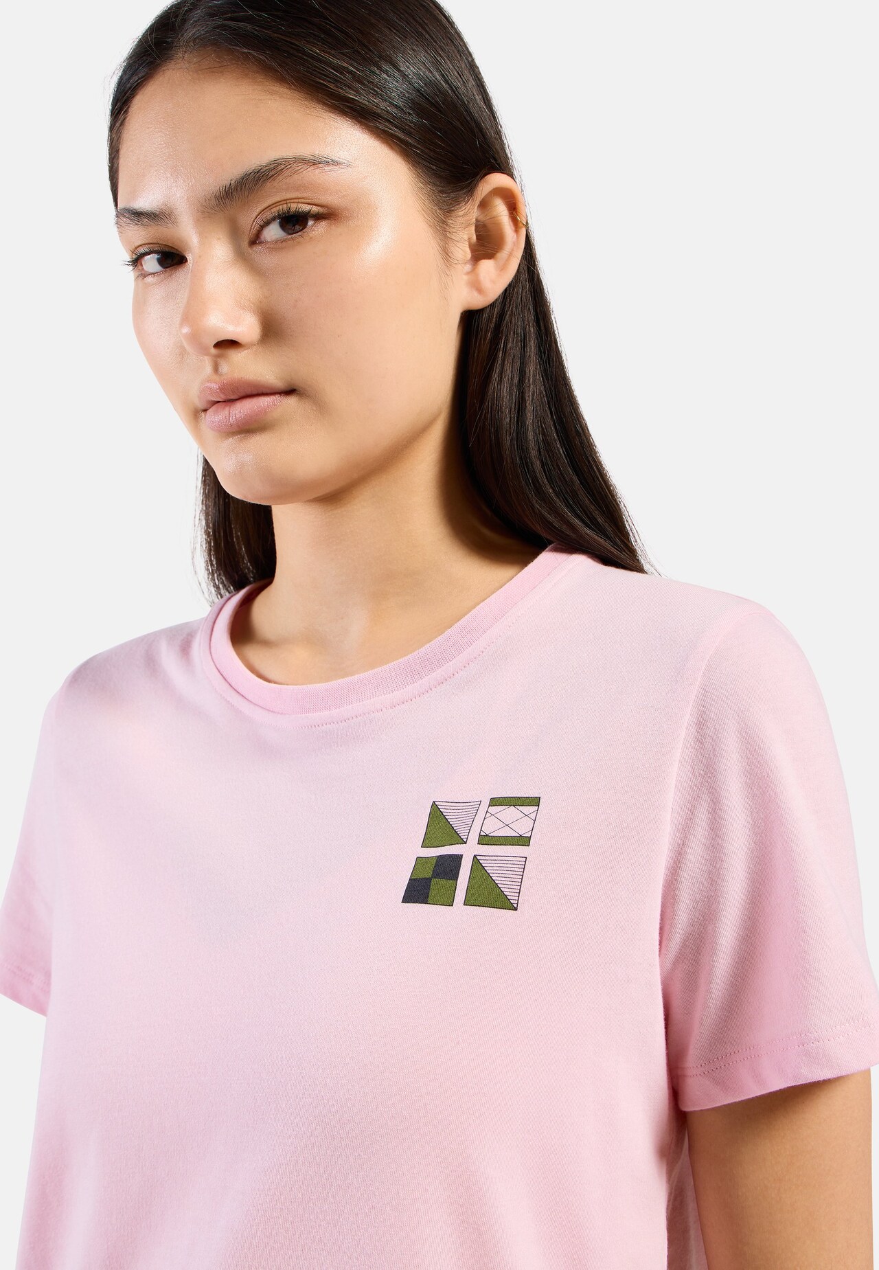 T-shirt Odlo Flags in misto cotone