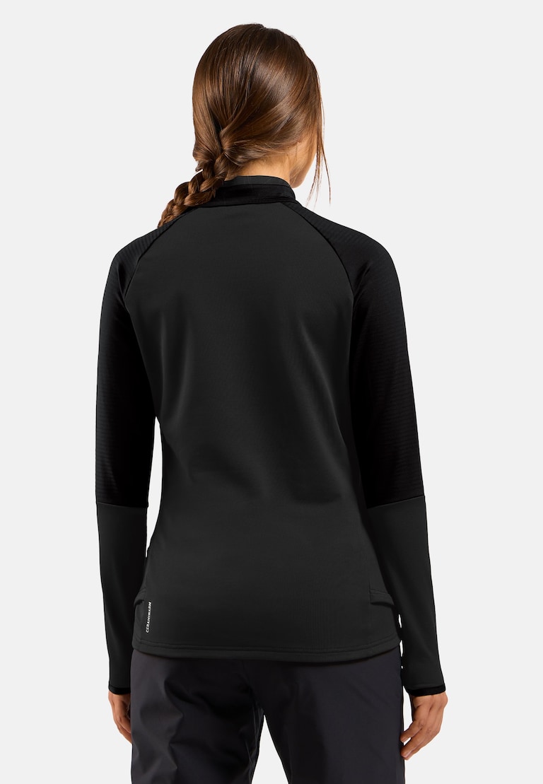 The Descent Ceramiwarm half zip mid layer