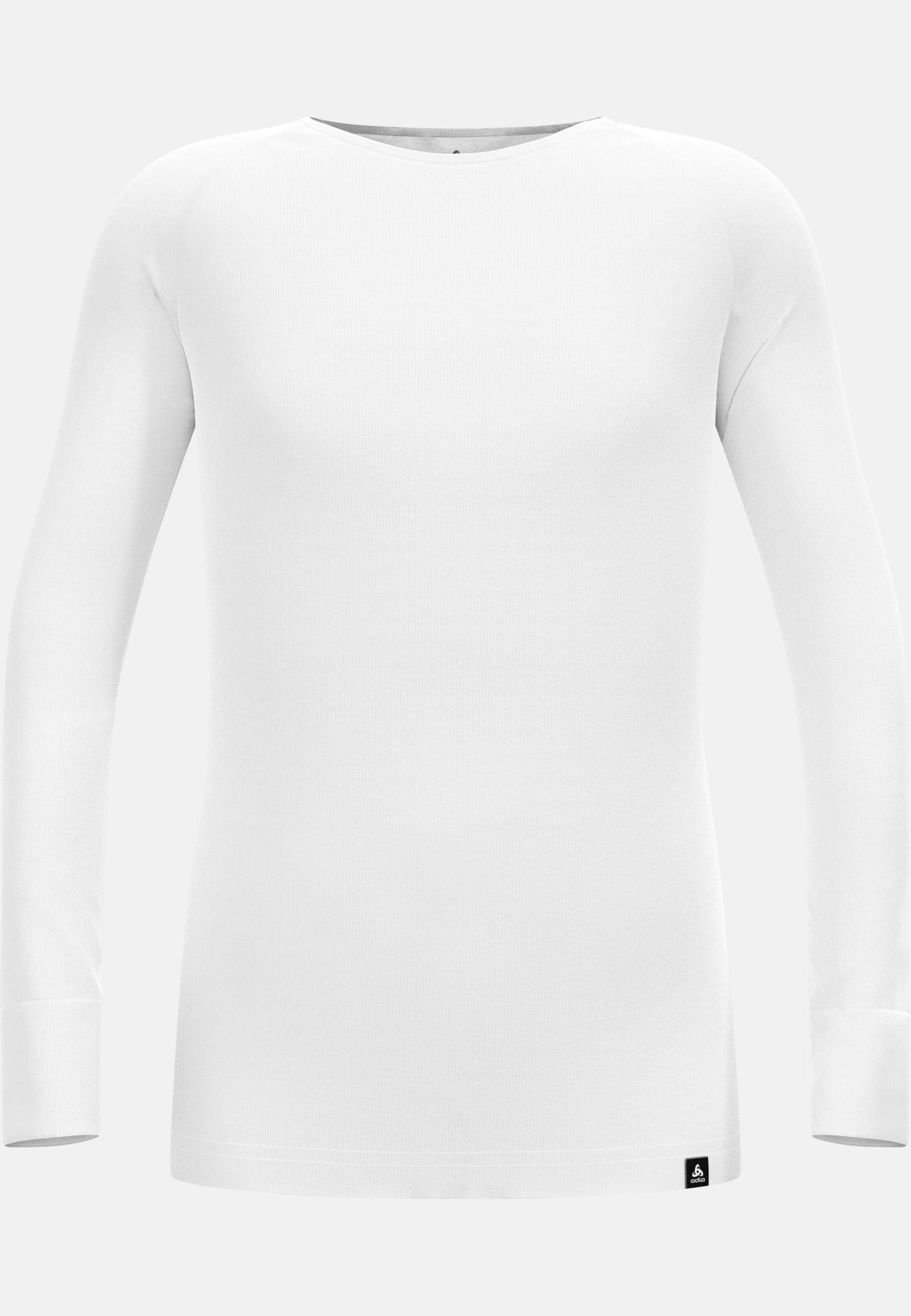 Odlo Active Warm Base-Layer-Shirt für Kinder, 80, weiss