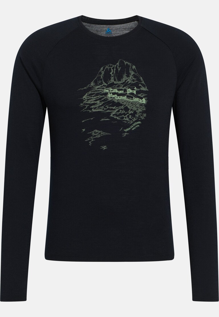 The Ascent 365 merino 200 Norway graphic