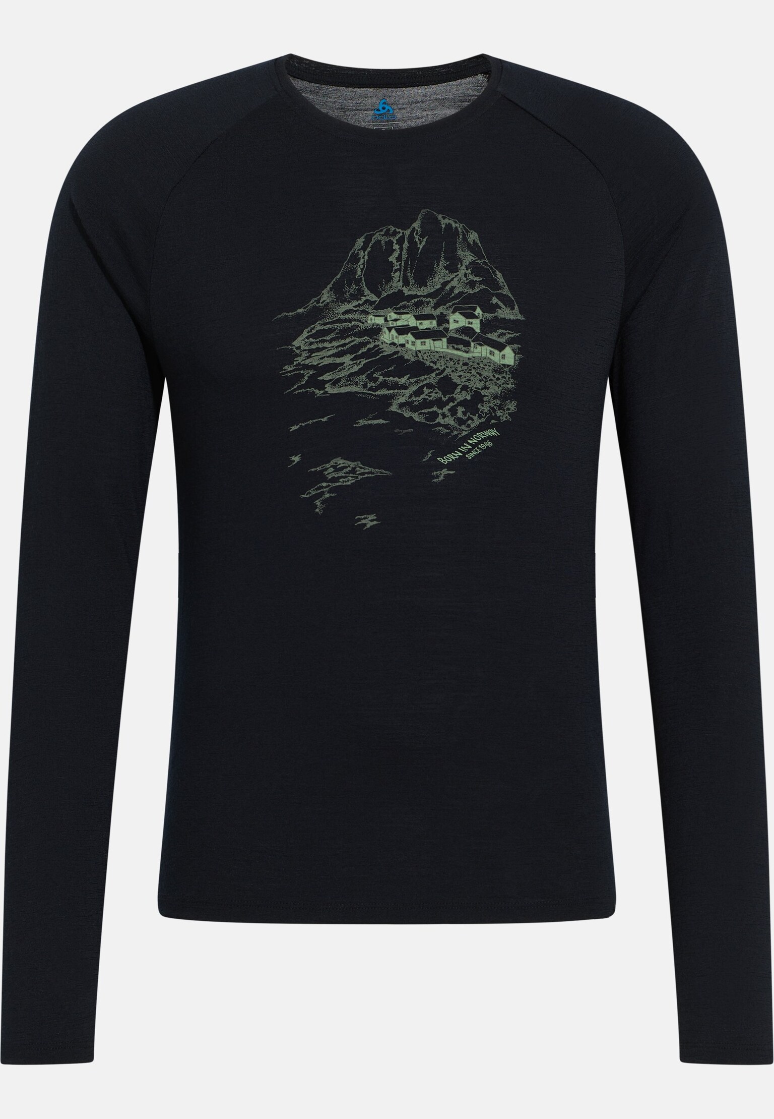 Haut à motif Norvège en laine mérinos 200 Ascent 365