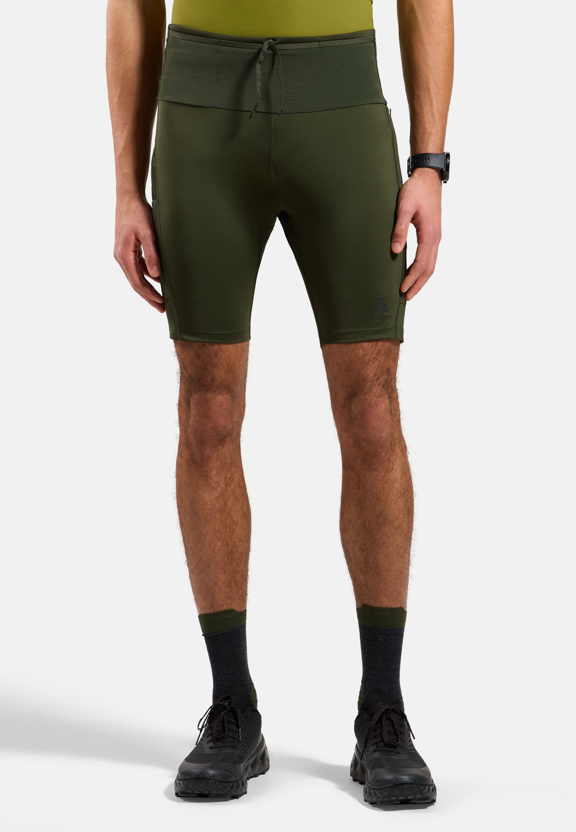 Odlo X-Alp Trail Cargo Kurze Lauftights für Herren - Trail Running, Wandern - , XL