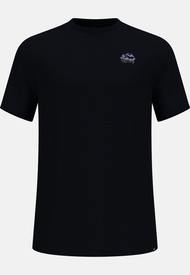 The Ascent merino 160 raincloud t-shirt