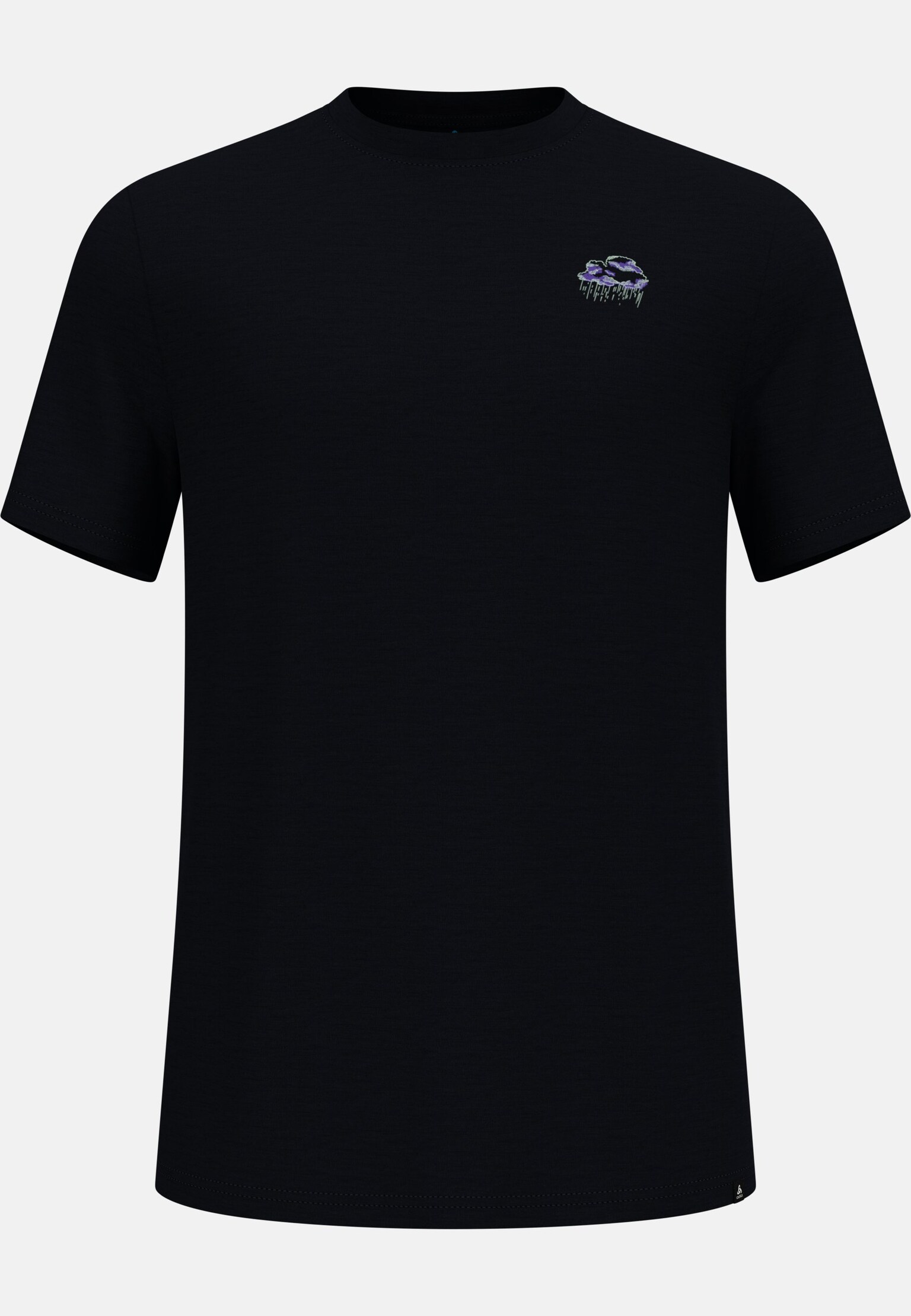 Ascent Merino 160 T-Shirt mit Regenwolken-Motiv
