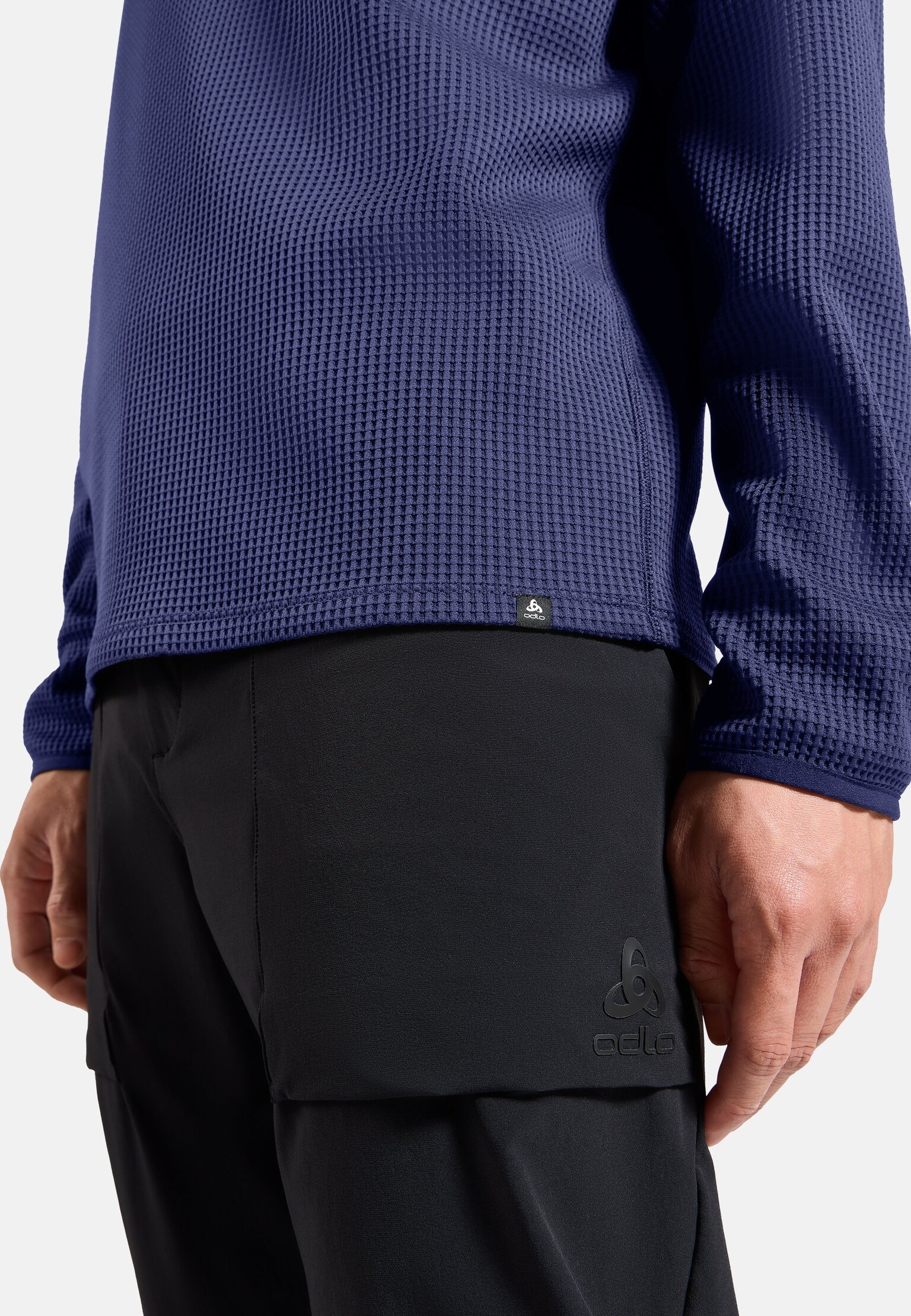 Mid layer multisport Cubic con cappuccio