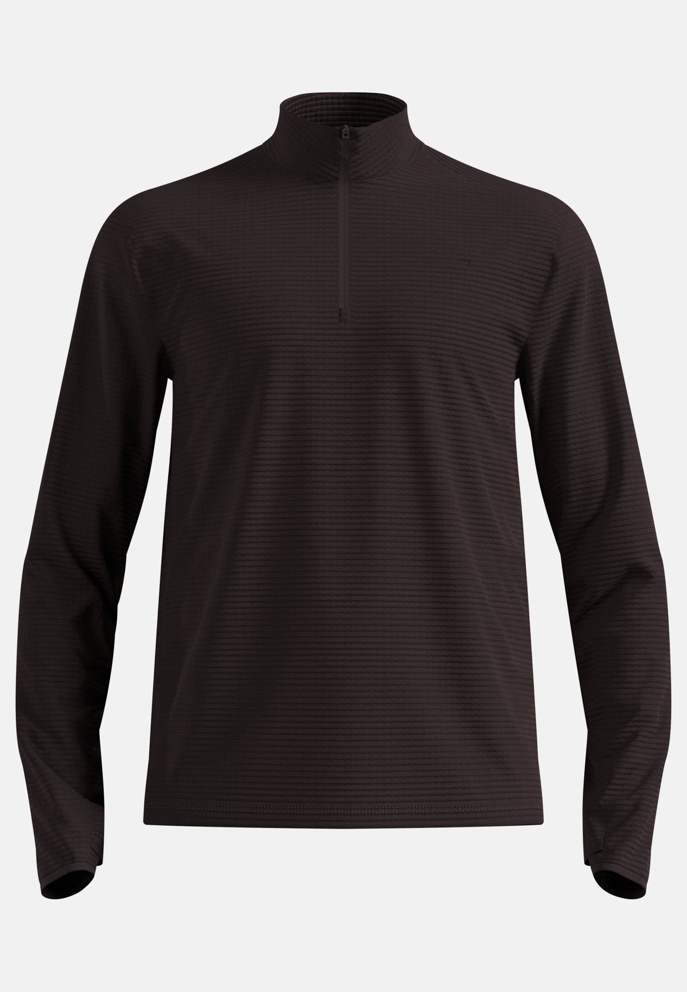 Odlo Essential Thermal Lauf-Mid Layer Half-Zip für Herren - Trail Running, Ski & Snow - braun, L