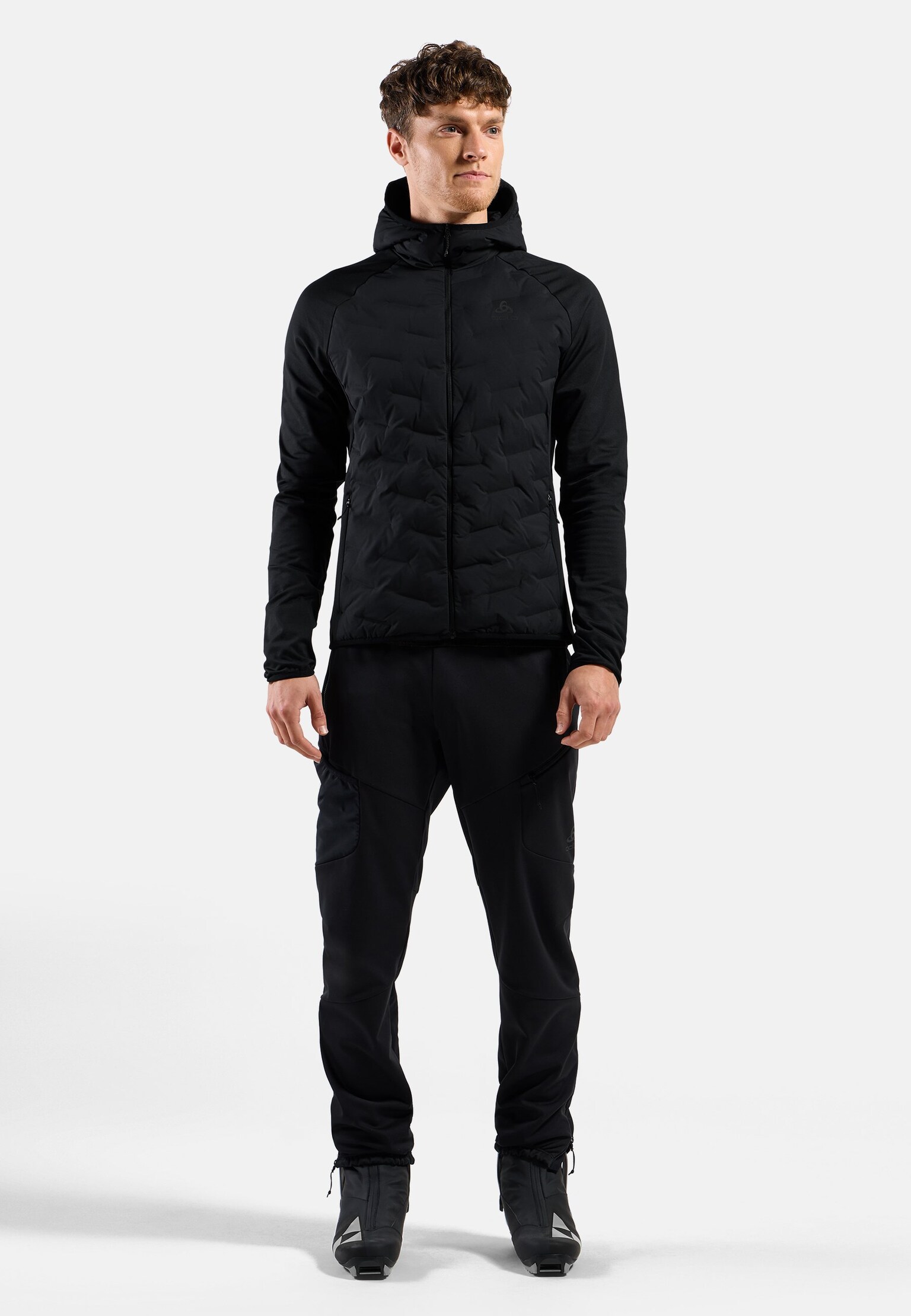 The Zeroweight Insulator hybrid mid layer hooded zip