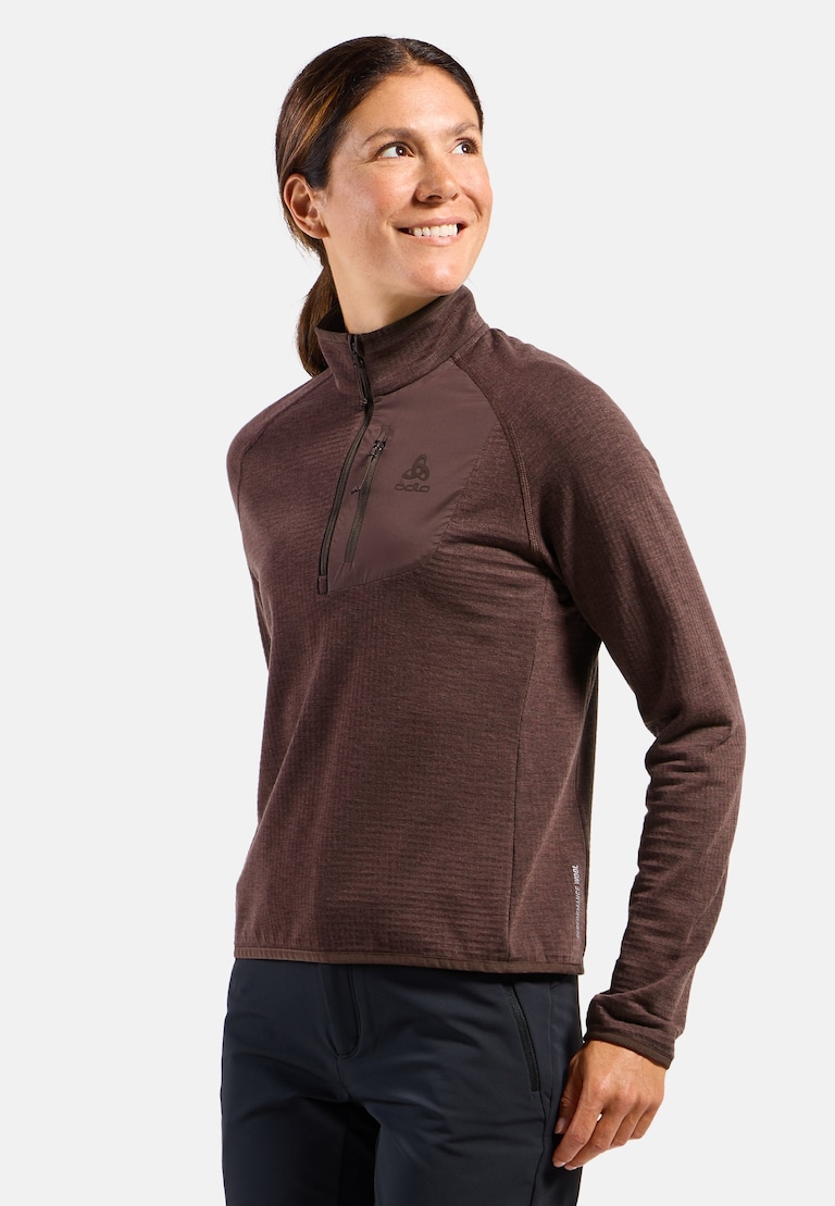 Pull semi-zippé Ascent