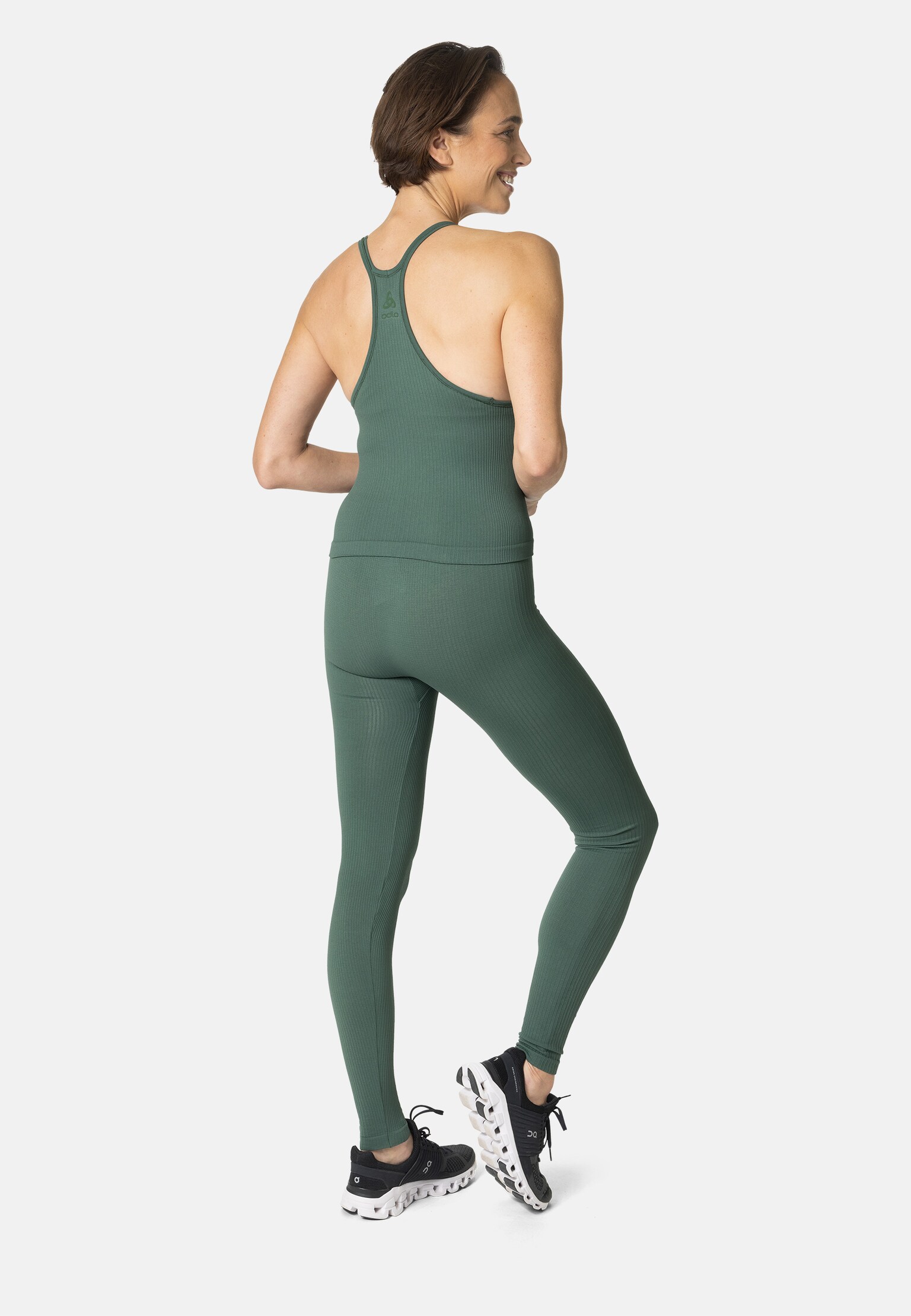 Active 365 2-In-1 Seamless Running Crop Tank