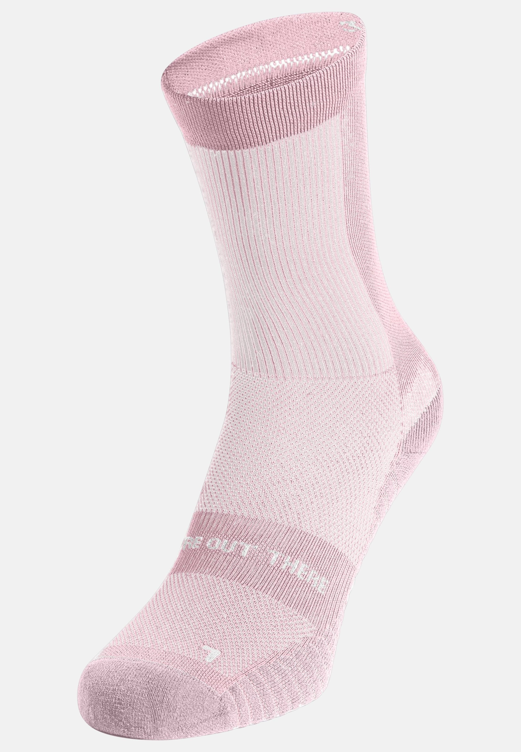 Odlo Performance Run Crew-Socken - Training, Running - pink, 45-47