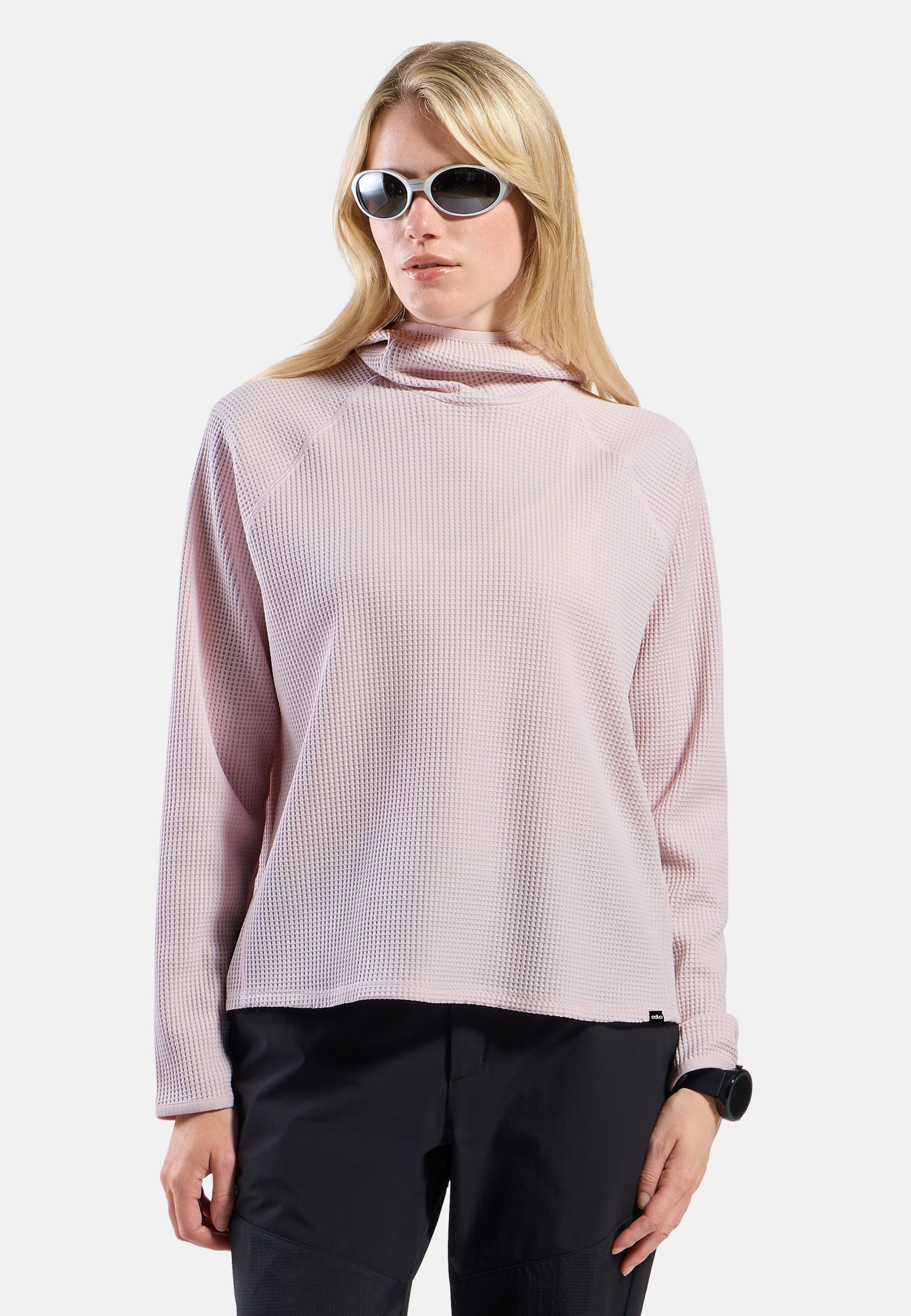 Odlo Cubic Hoodie für Damen - Wandern, Training - pink, M