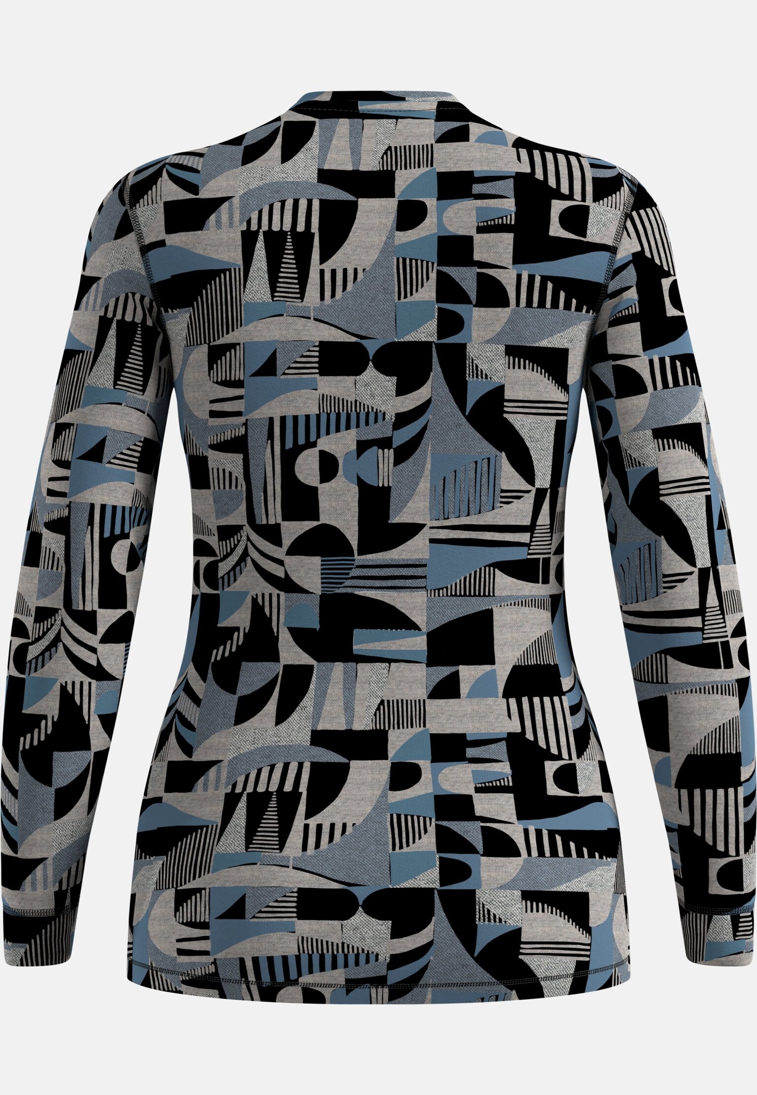 The Natural Merino Warm Jacquard Ullundertøy Top