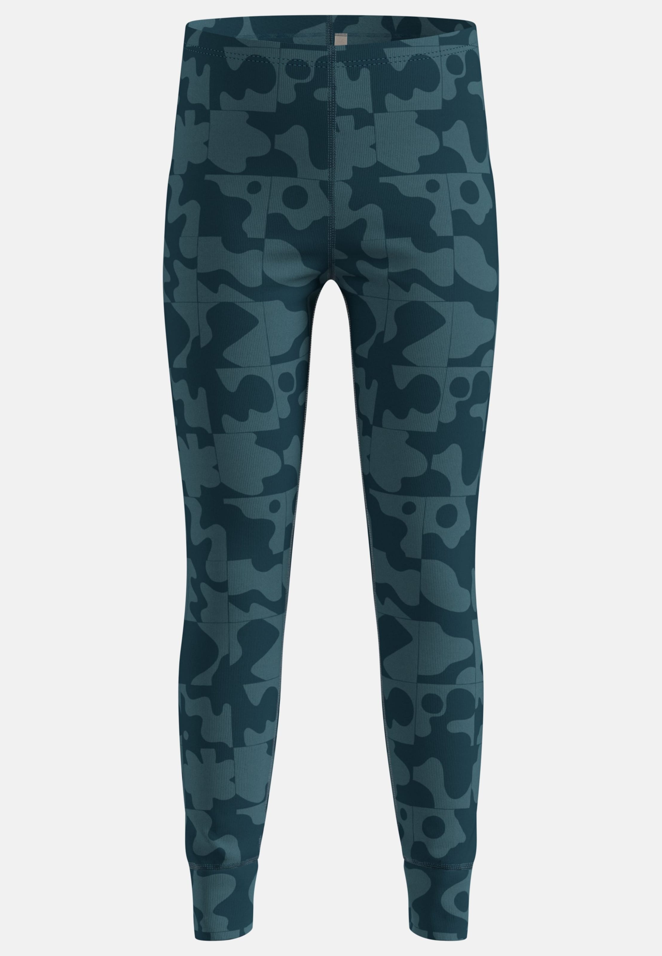 Odlo Active Warm Graphic Base Layer Tights für Kinder - Wandern, Ski & Snow - blau, 128