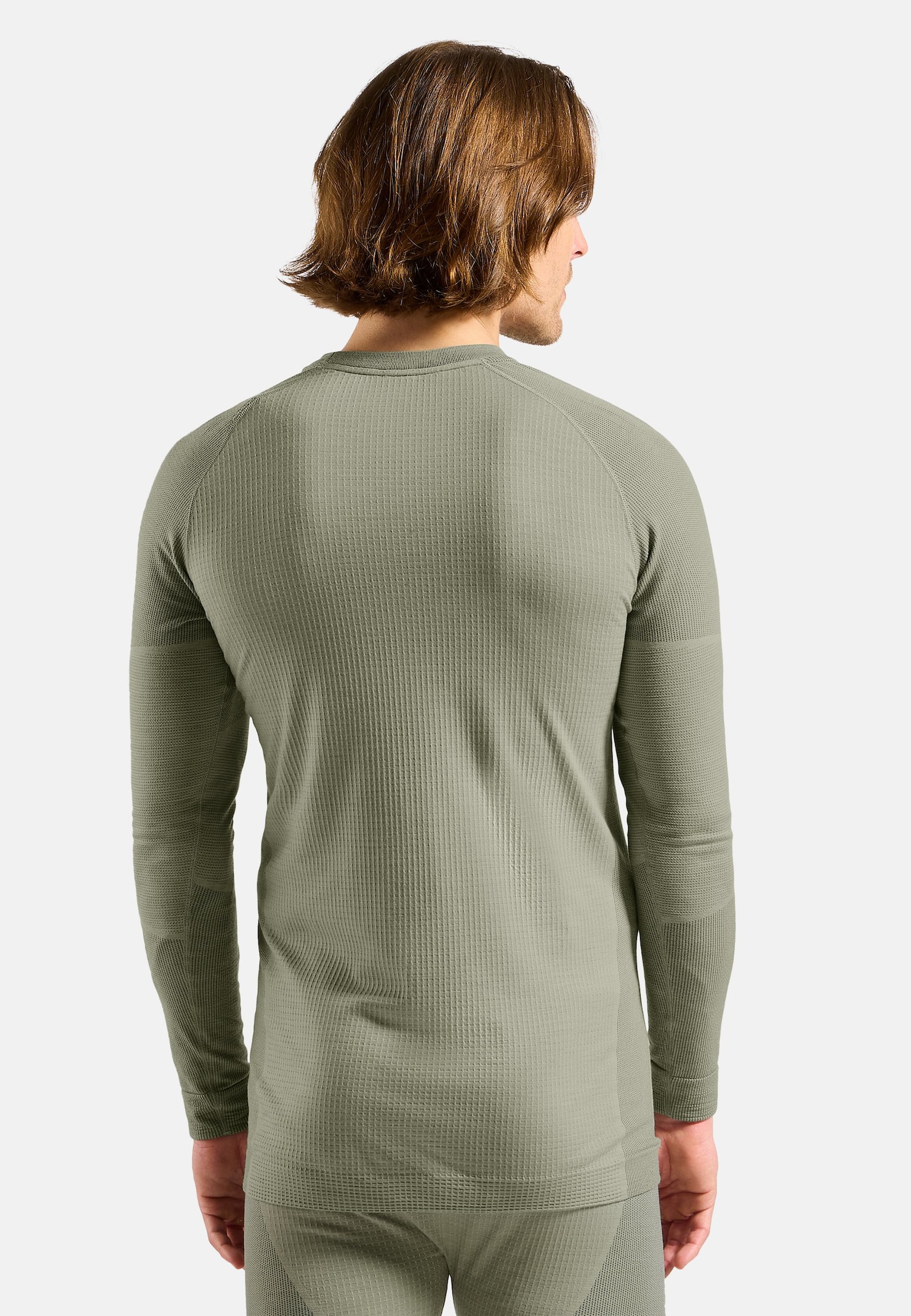 Base layer girocollo senza maniche Seamless Performance Wool