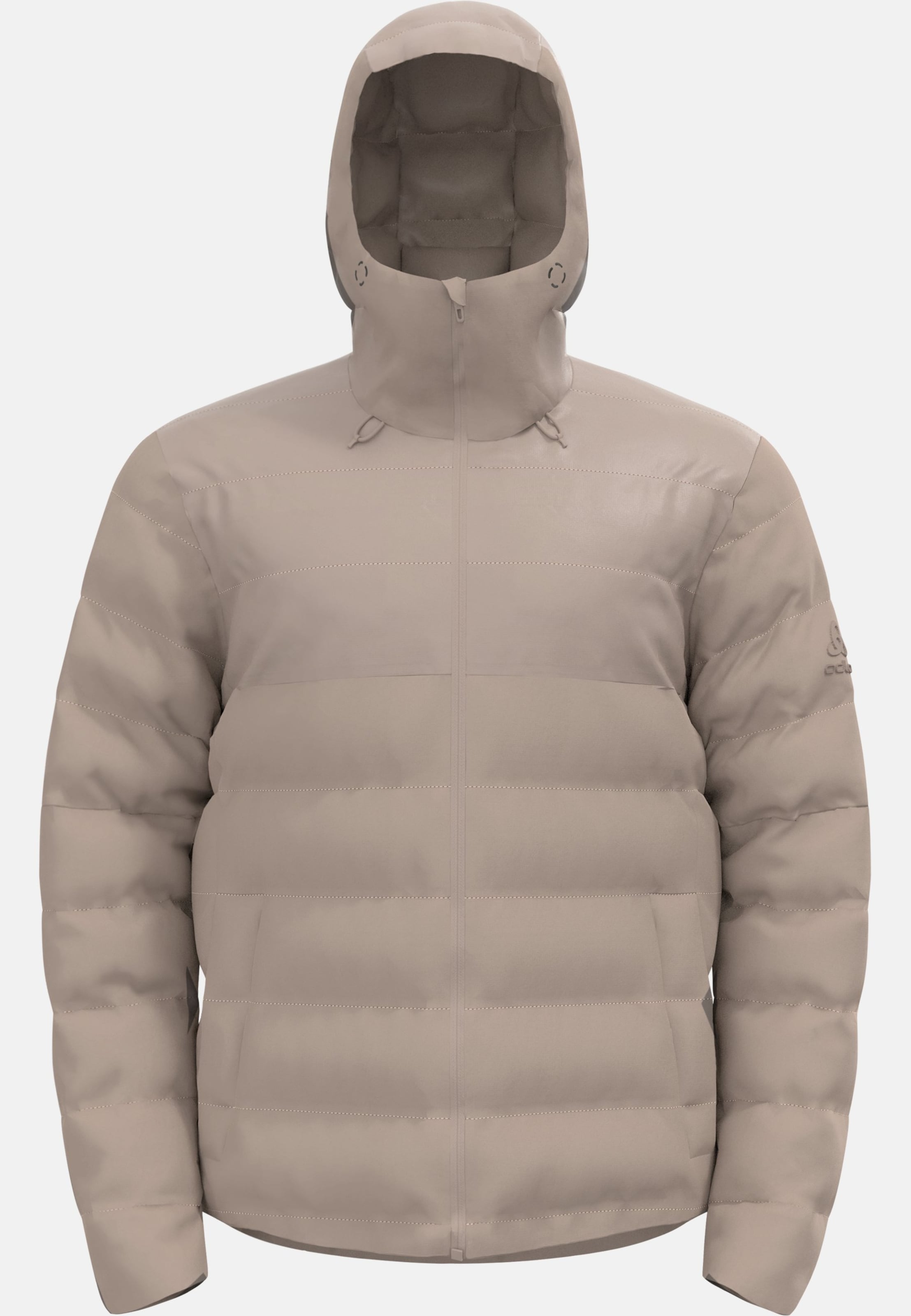 Odlo Severin N-Thermic Kapuzenjacke aus Recycling-Daune für Herren, L, beige