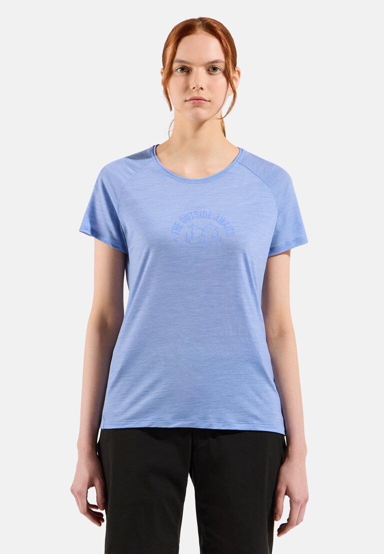 The Ride 365 Performance Wool 130 print t-shirt