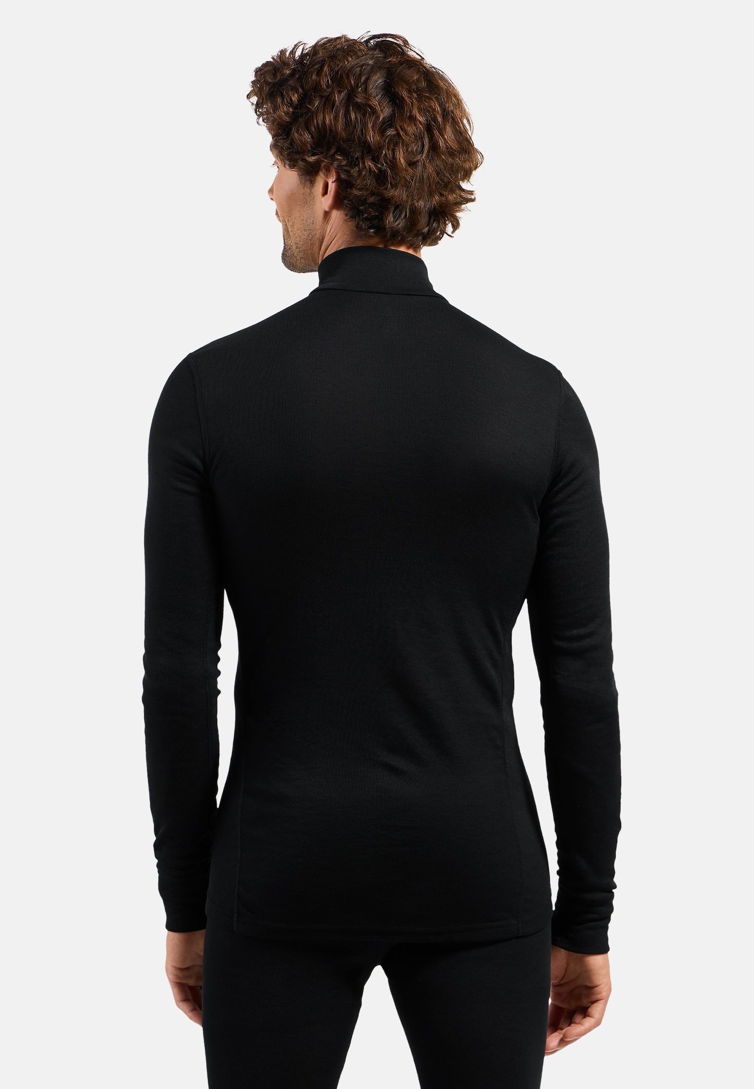 Top base layer a collo alto con mezza zip Active Warm