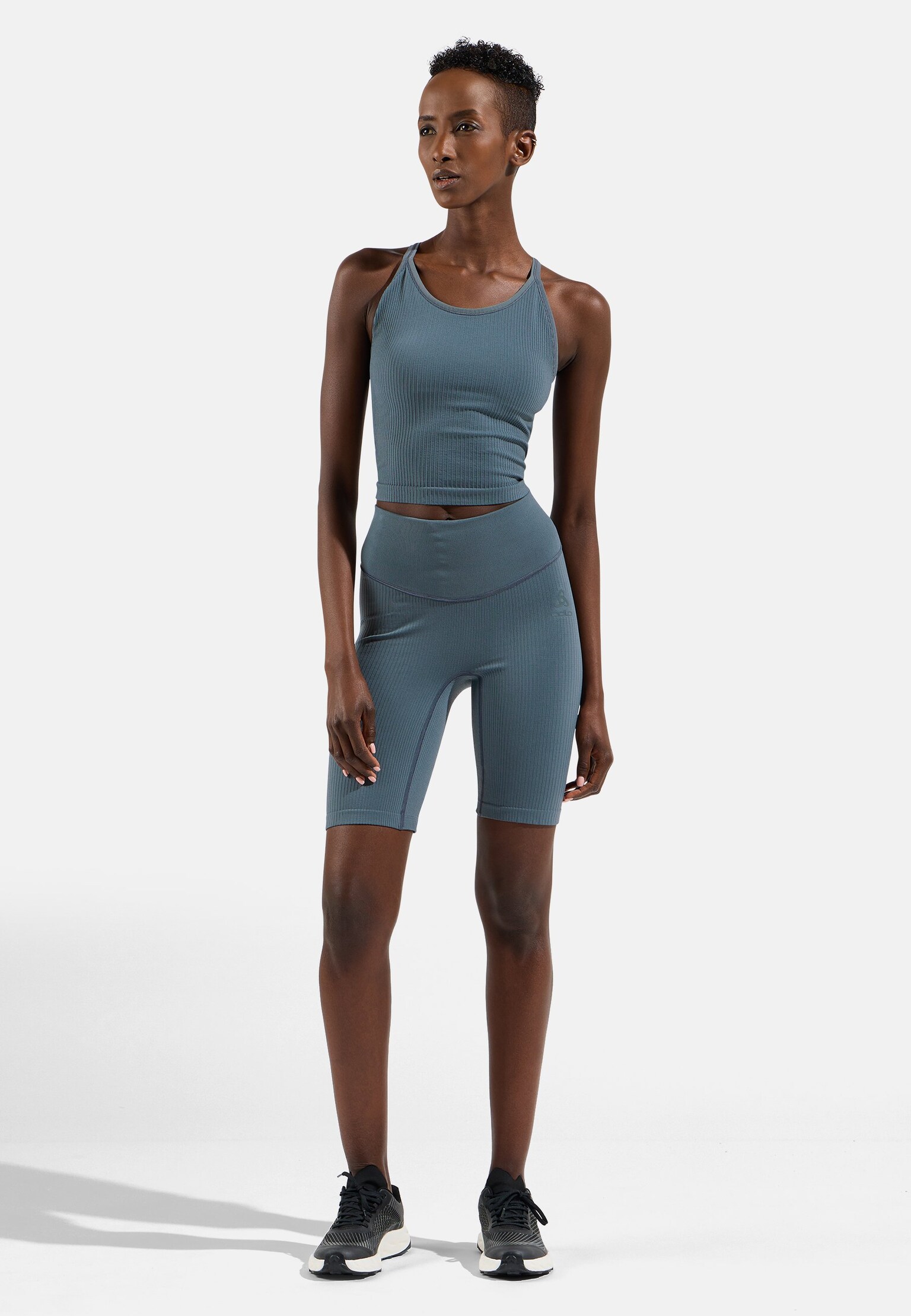 Active 365 2-In-1 Seamless Running Crop Tank