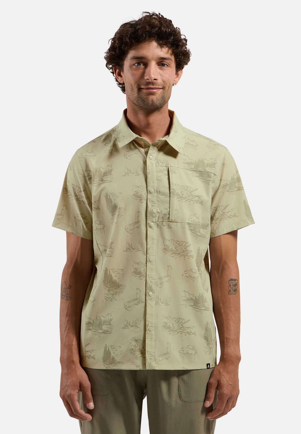 Chemise manches courtes Essential Print