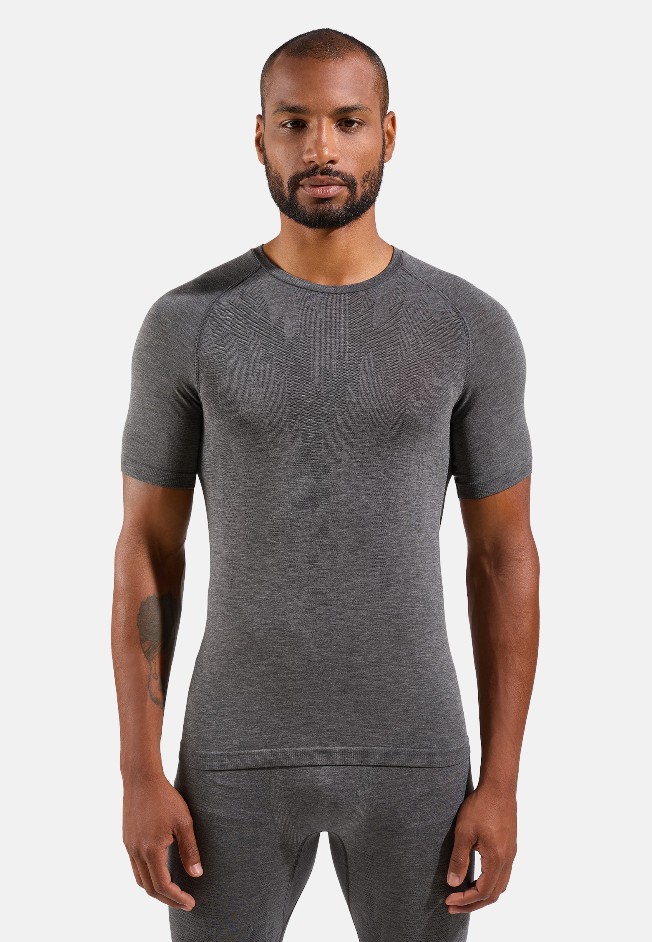 Odlo Kinship Light Base Layer Langarmshirt für Herren, M, grau