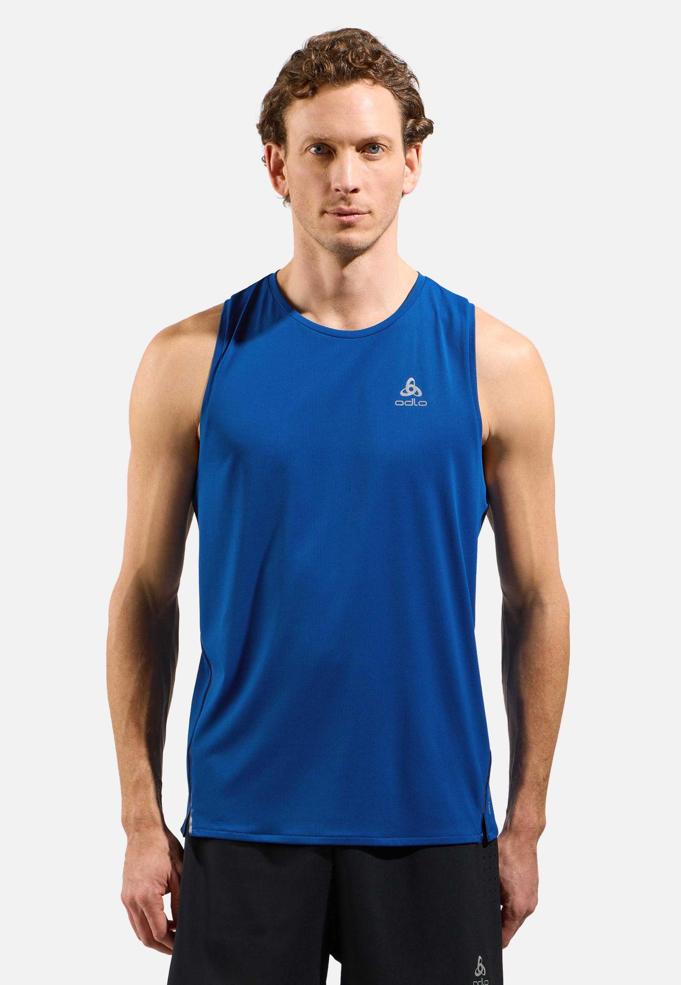 Odlo Zeroweight Chill-Tec Lauf-Tank für Herren - Trail Running, Running - blau, XXL