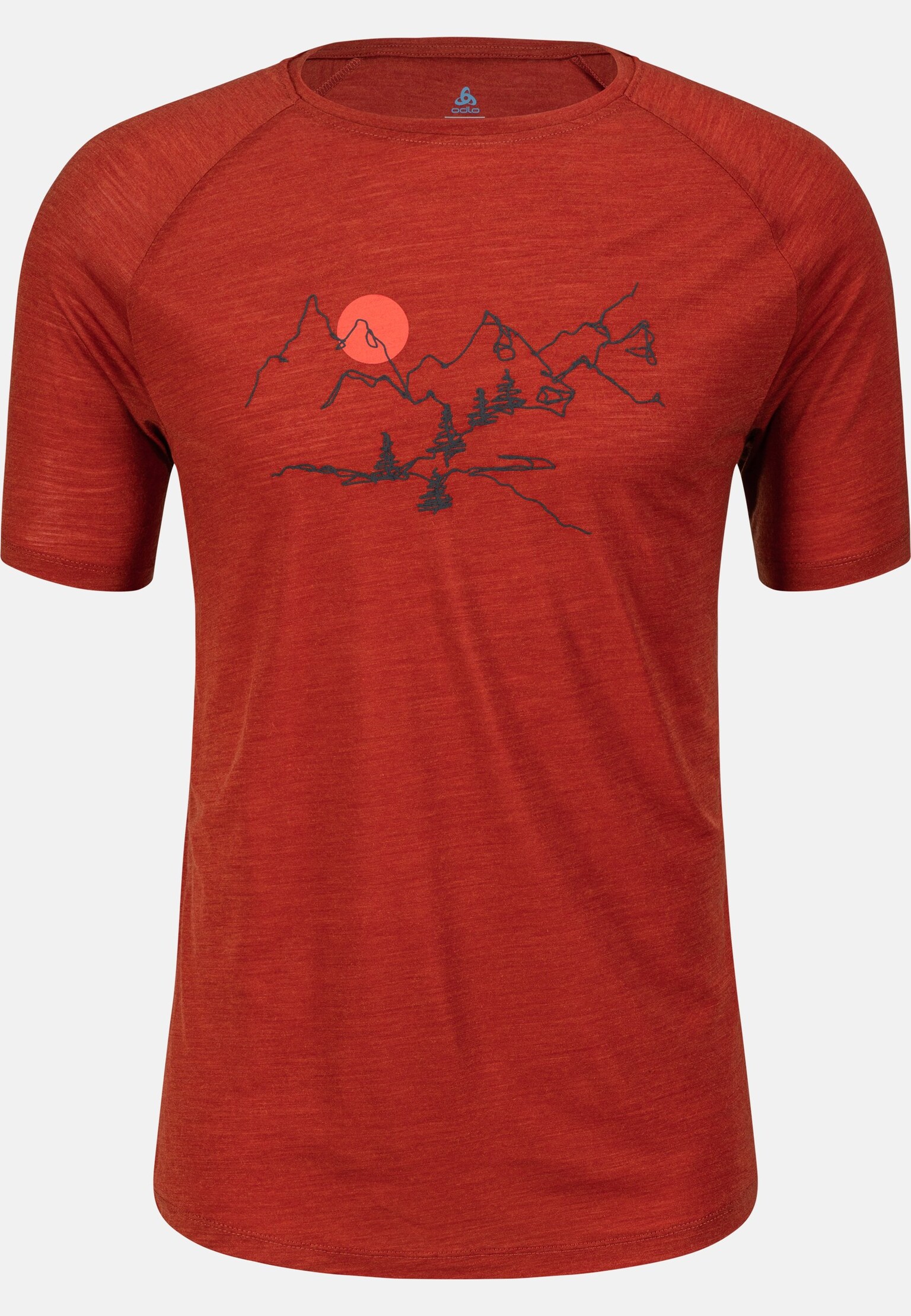 The Ascent Performance Wool 130 landscape t-shirt
