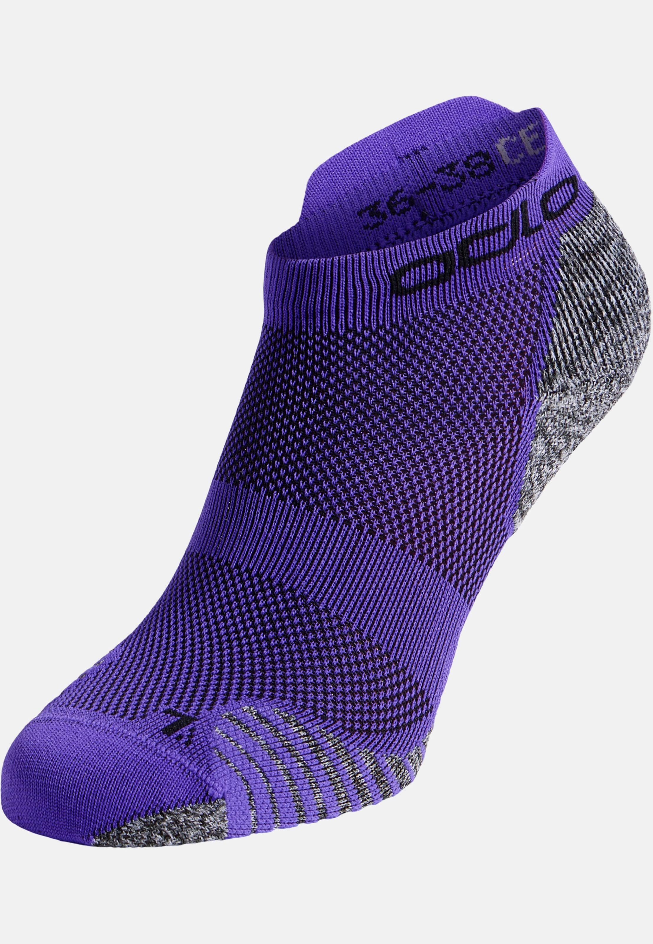 Odlo Kurze Ceramicool Socken, 42-44, lila