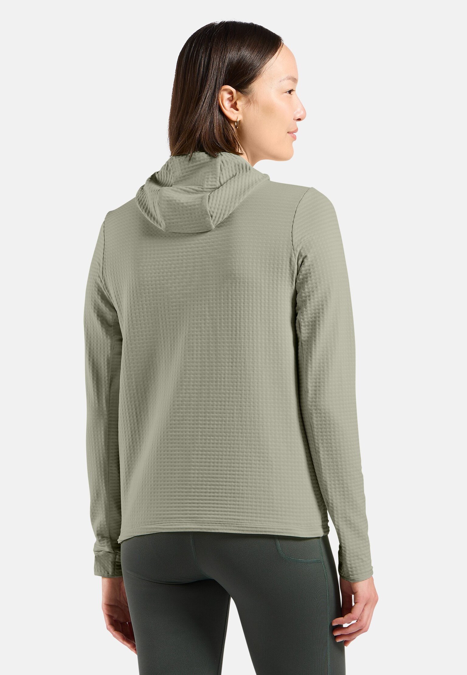 The Essentials Thermal hooded running mid layer