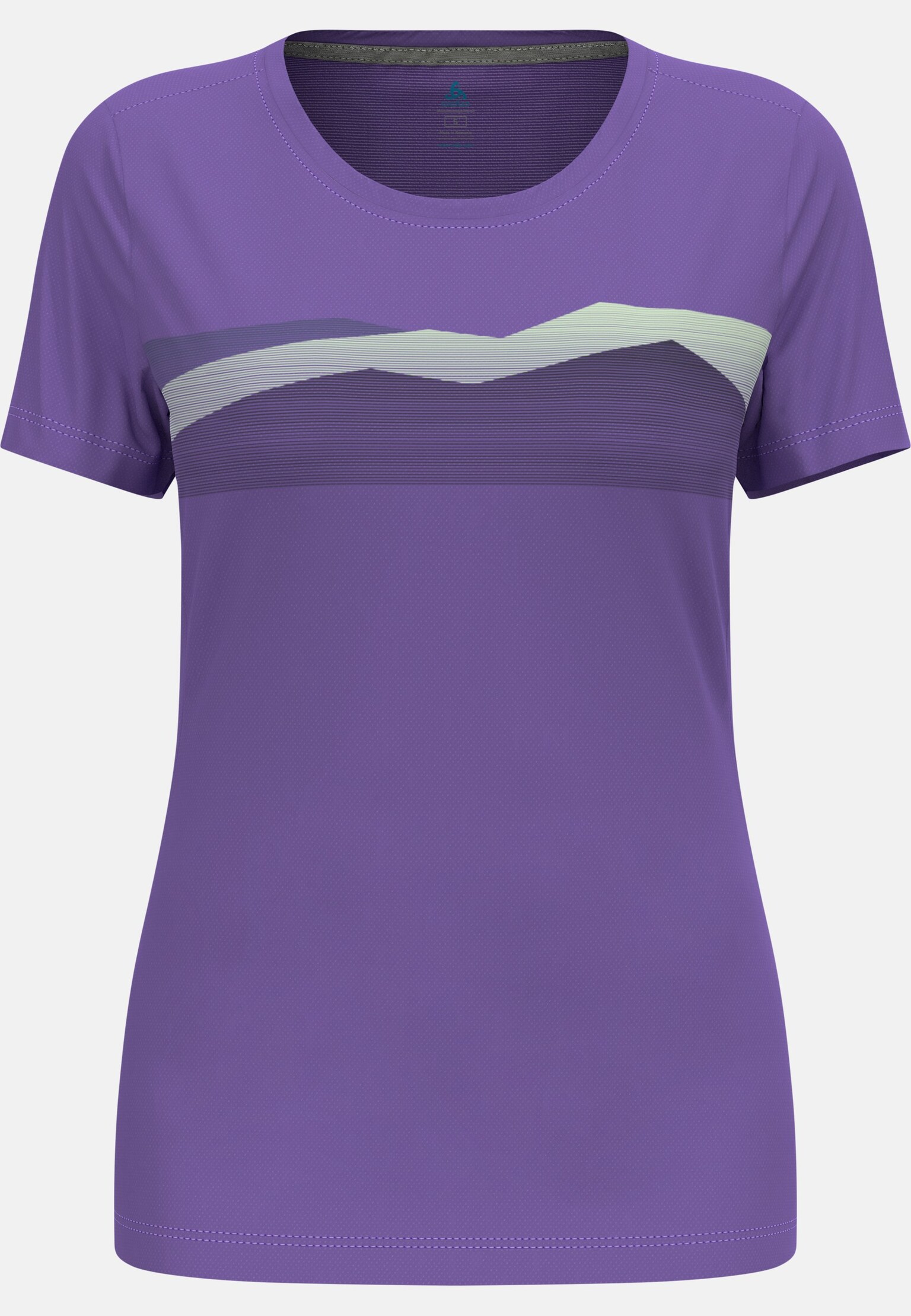 F-Dry T-Shirt mit Bergkamm-Print