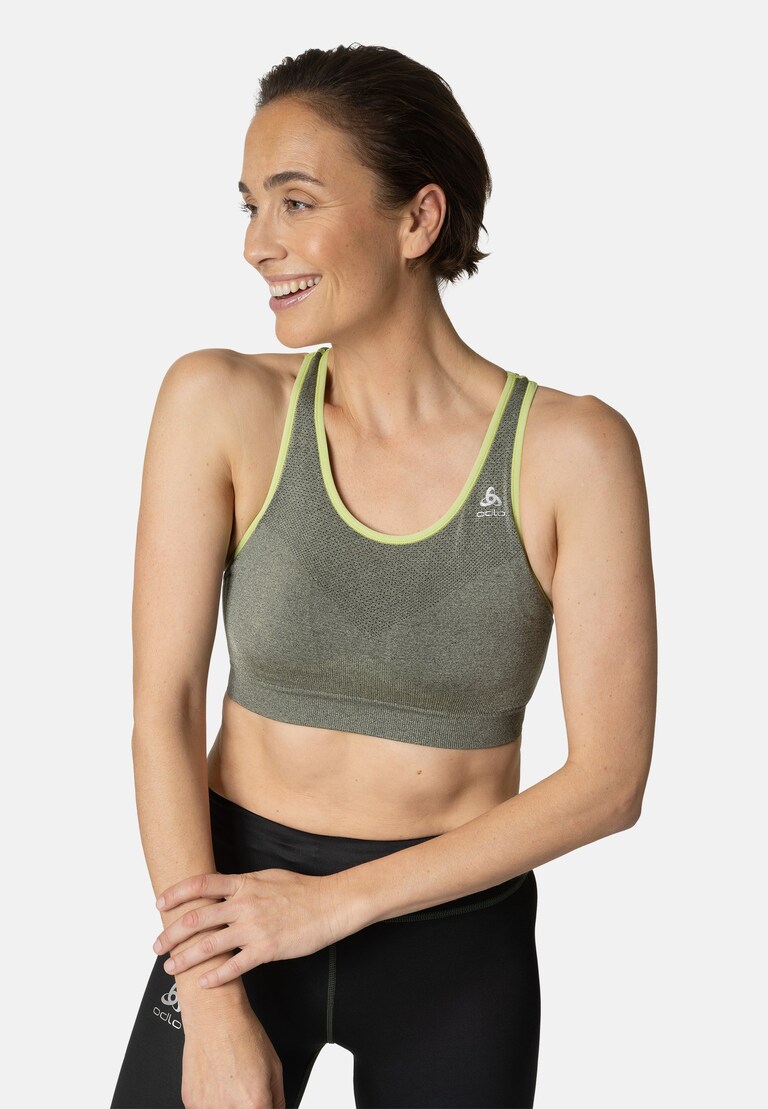 The Ceramicool Seamless Medium Sports Bra