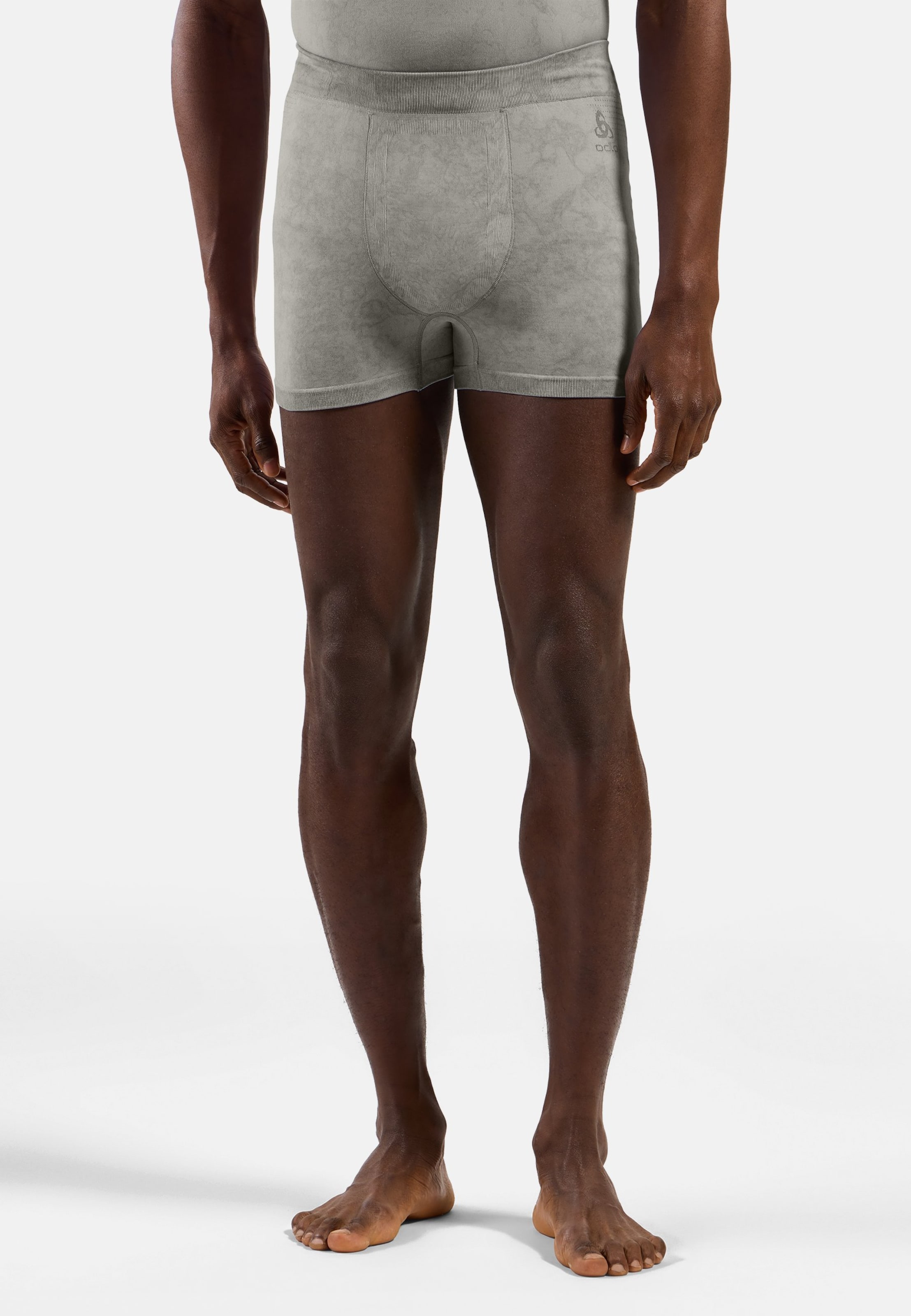 Odlo Performance Light Boxershorts mit Rain-Dye-Effekt für Herren, L, grün
