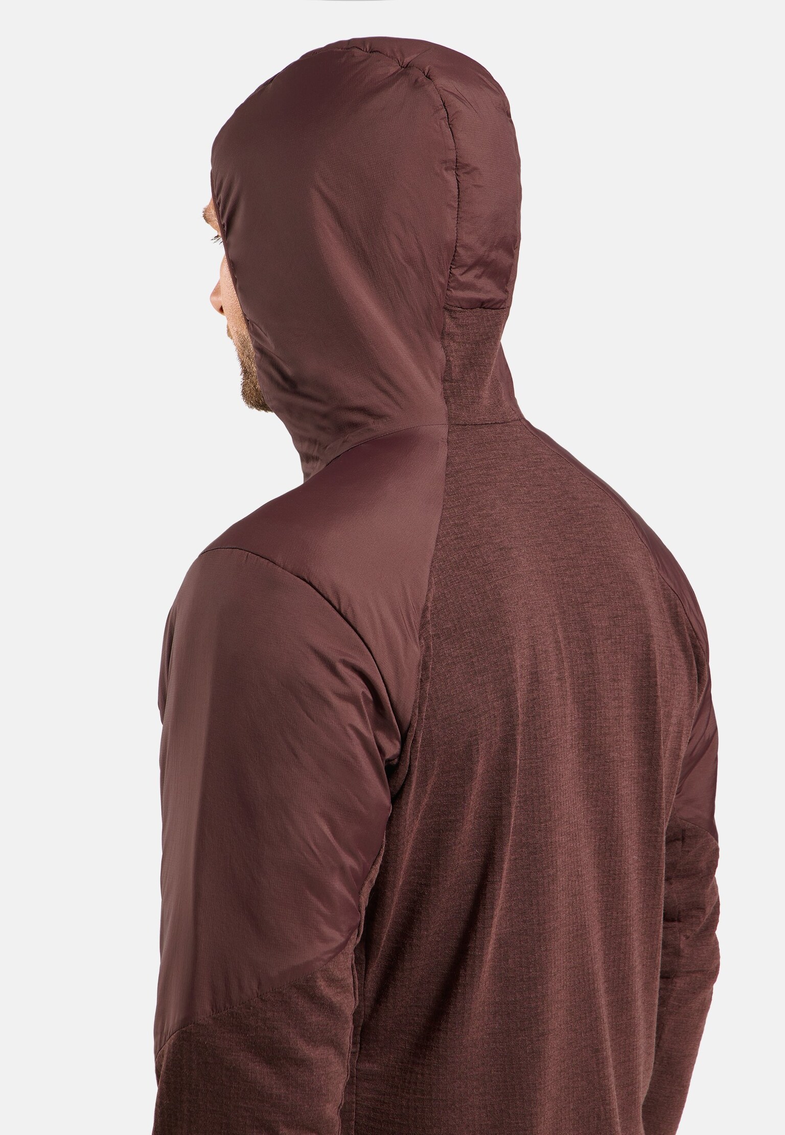 The Ascent wool insulated hybrid jacket