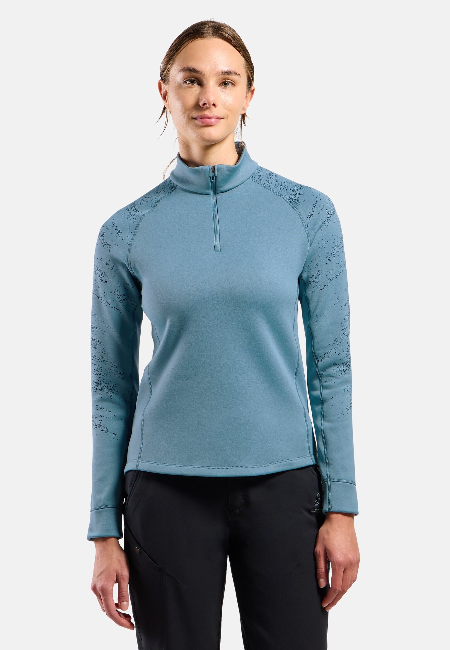 Berra Mid Layer mit Halbreissverschluss und Print