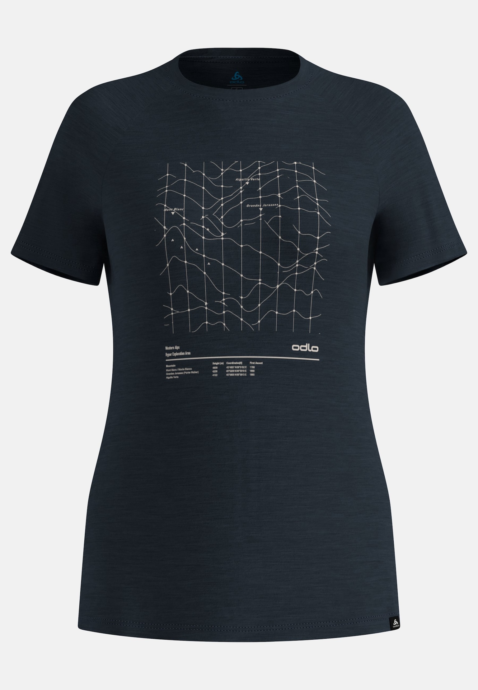 Merino Tencel Hyper Map T-Shirt