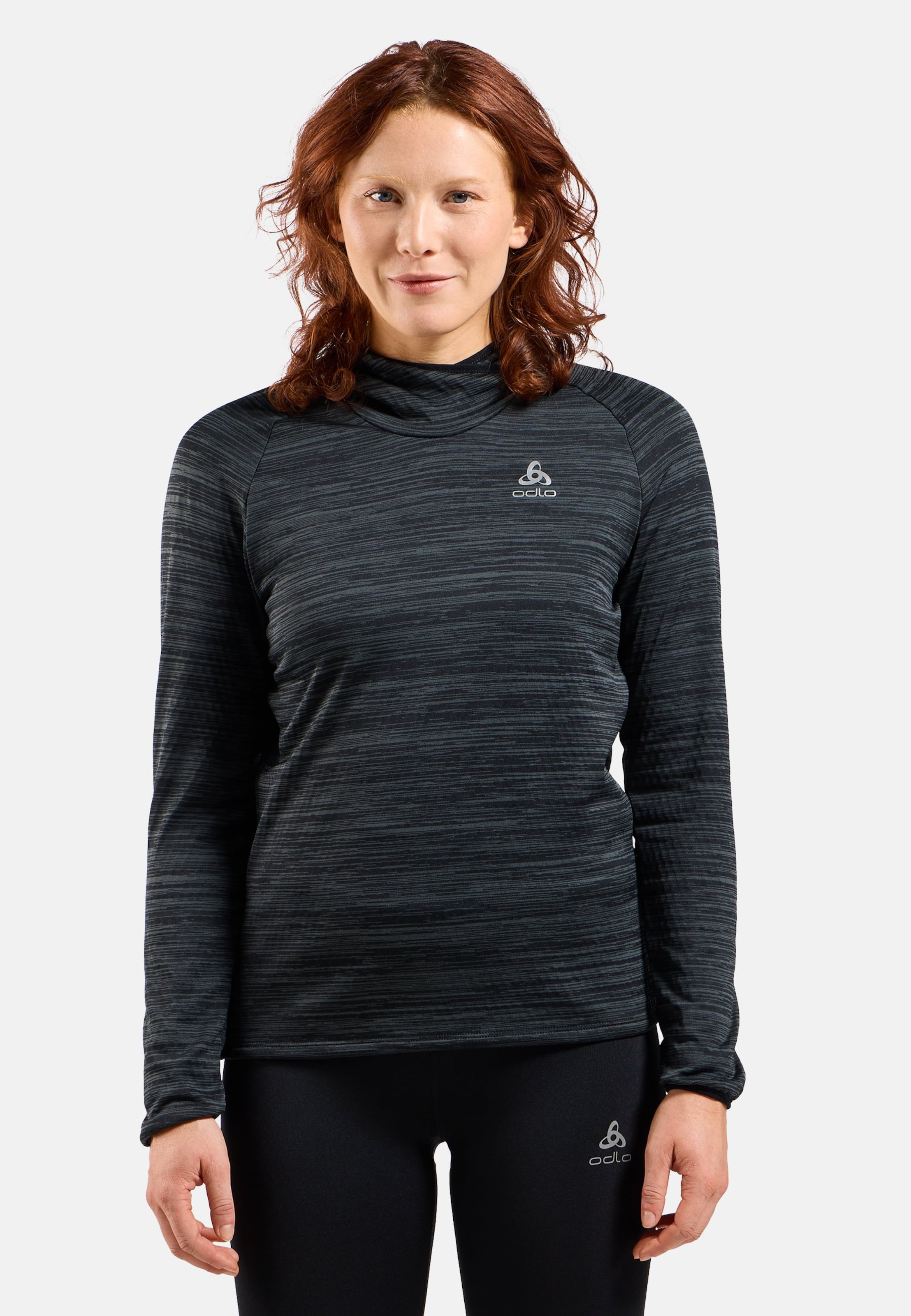 Odlo Run Easy Mid Layer Hoody für Damen, XS, schwarz