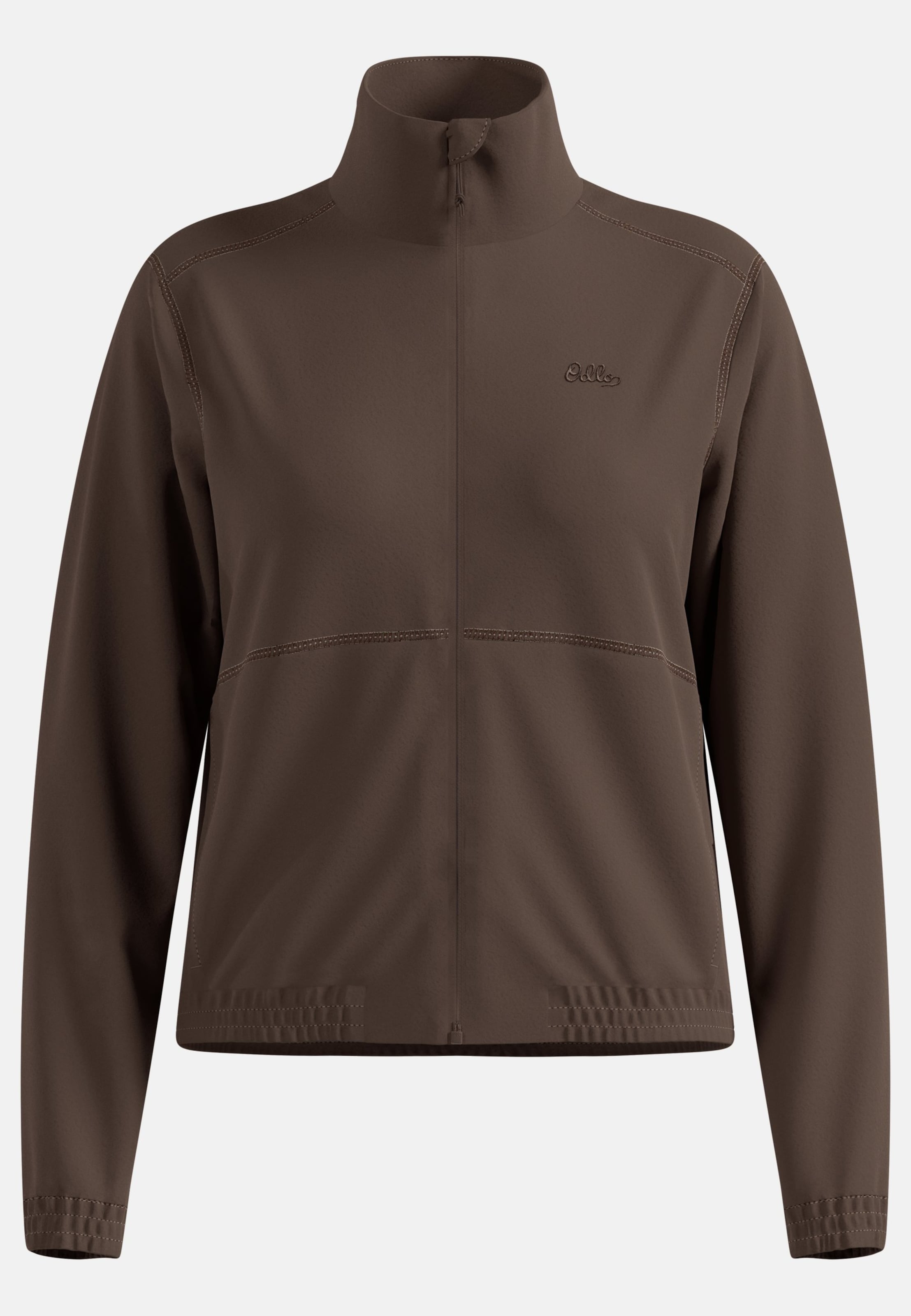 Odlo Classic Fleece Mid Layer Full-Zip für Damen - Wandern, Ski & Snow - braun, S
