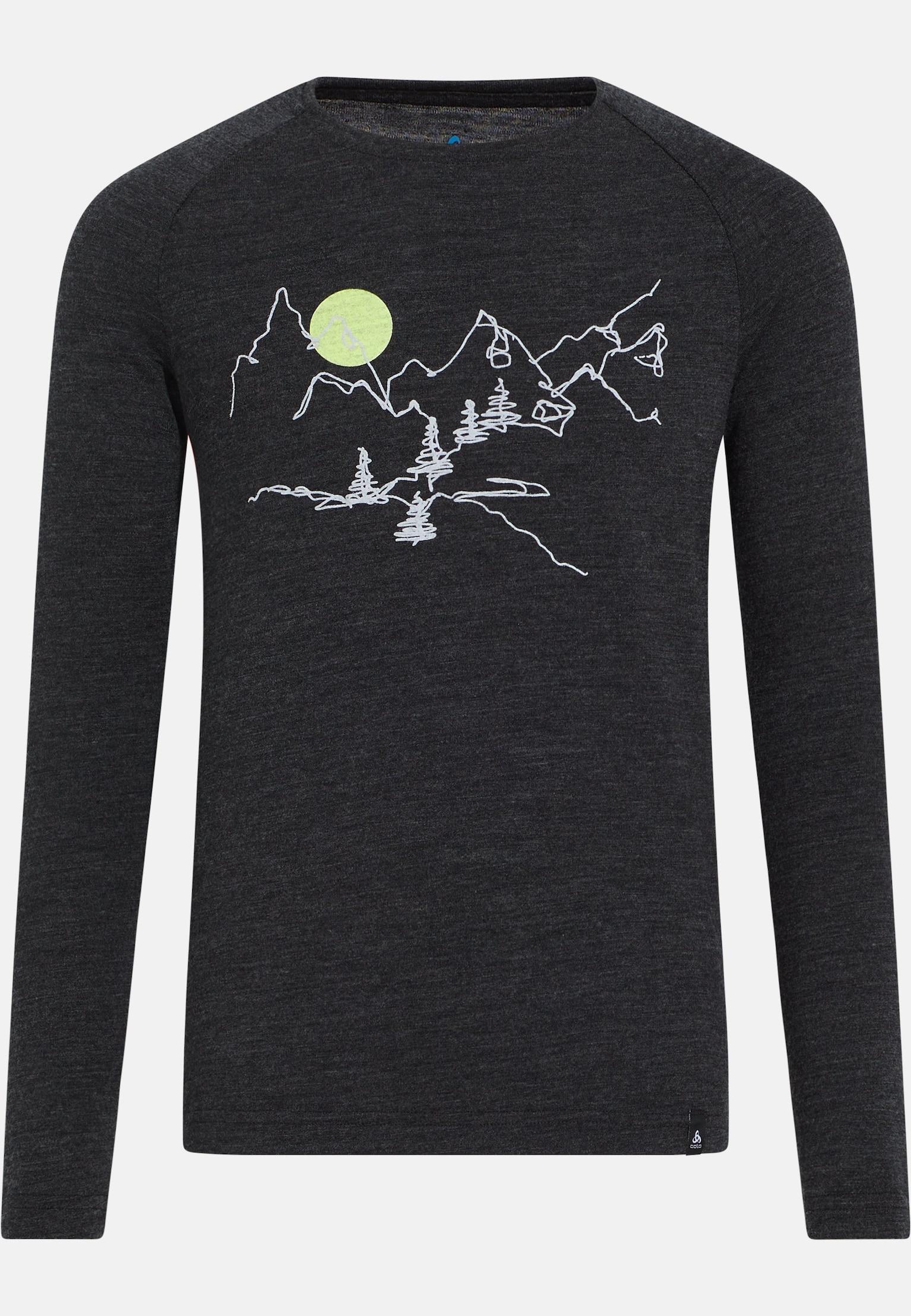 The WeAct kids' collection merino print Warm long sleeve t-shirt