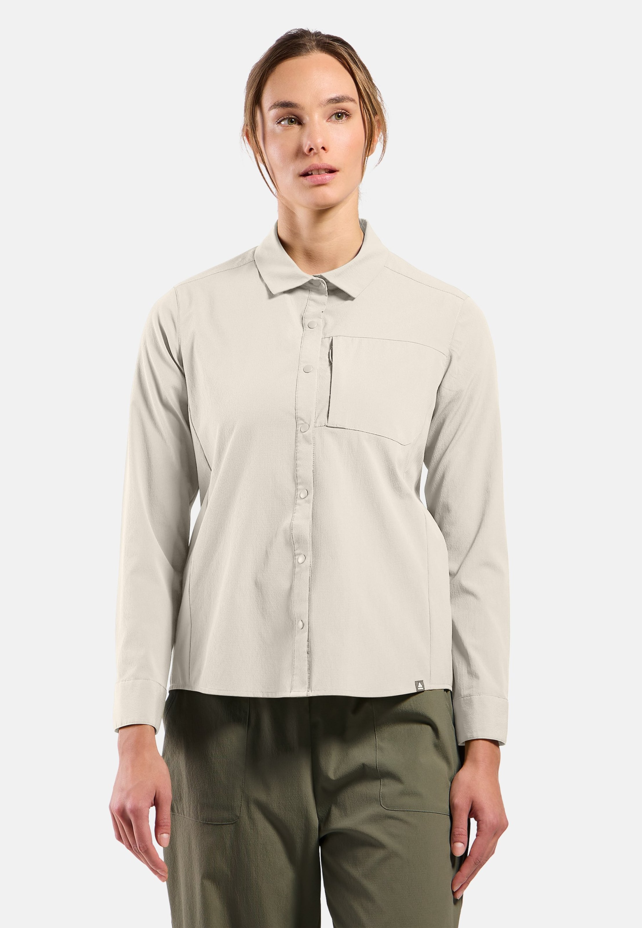 Odlo Essential Langarmhemd für Damen, XS,