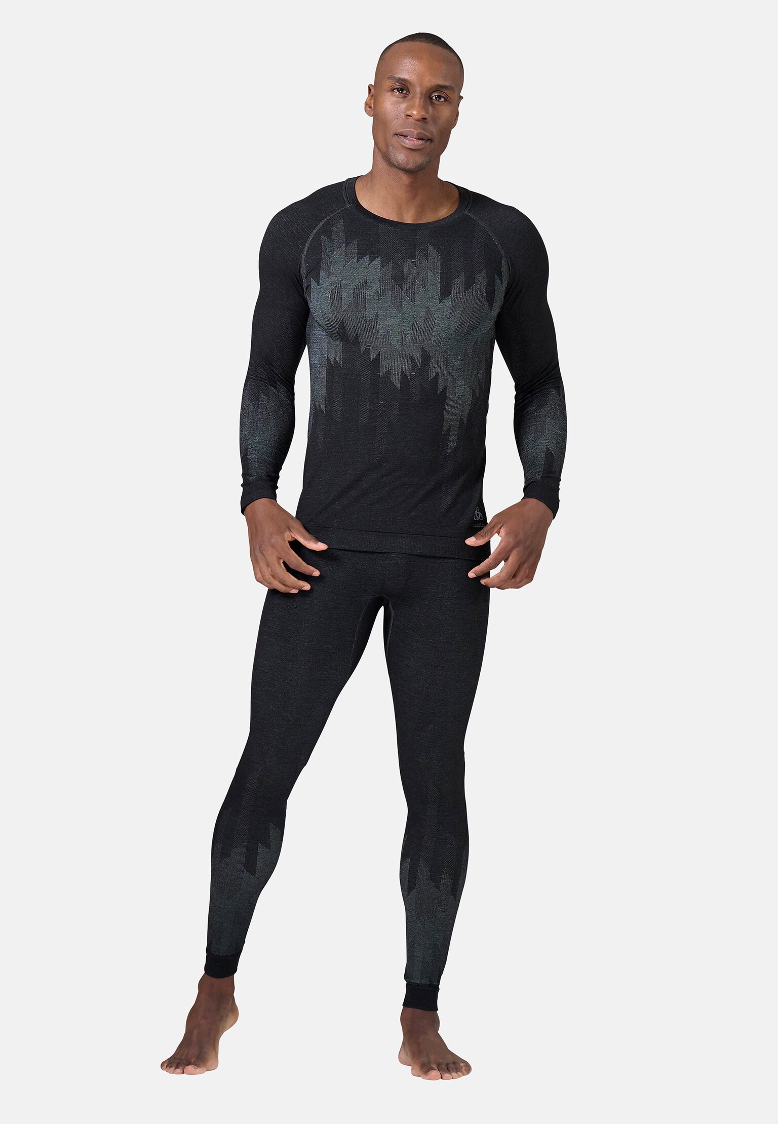 Haut technique à col rond et manches longues Kinship Performance Wool Warm