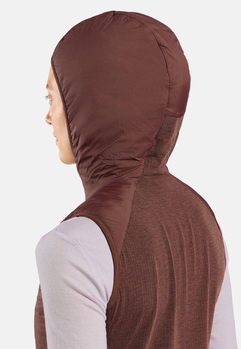 The Ascent wool insulated hybrid vest