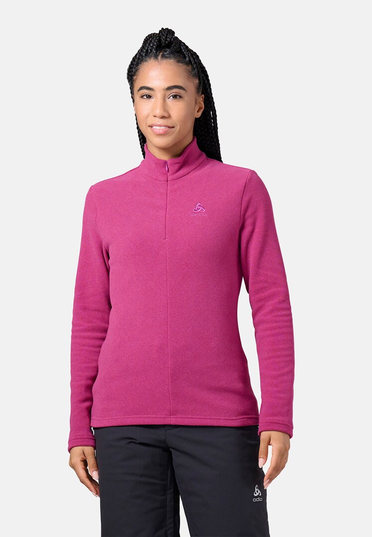 Pull Zippé ODLO En Polaire Rose - Taille S, Quasi Neuf, Excellent état