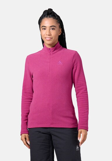 Top mid layer con mezza zip Roy da donna