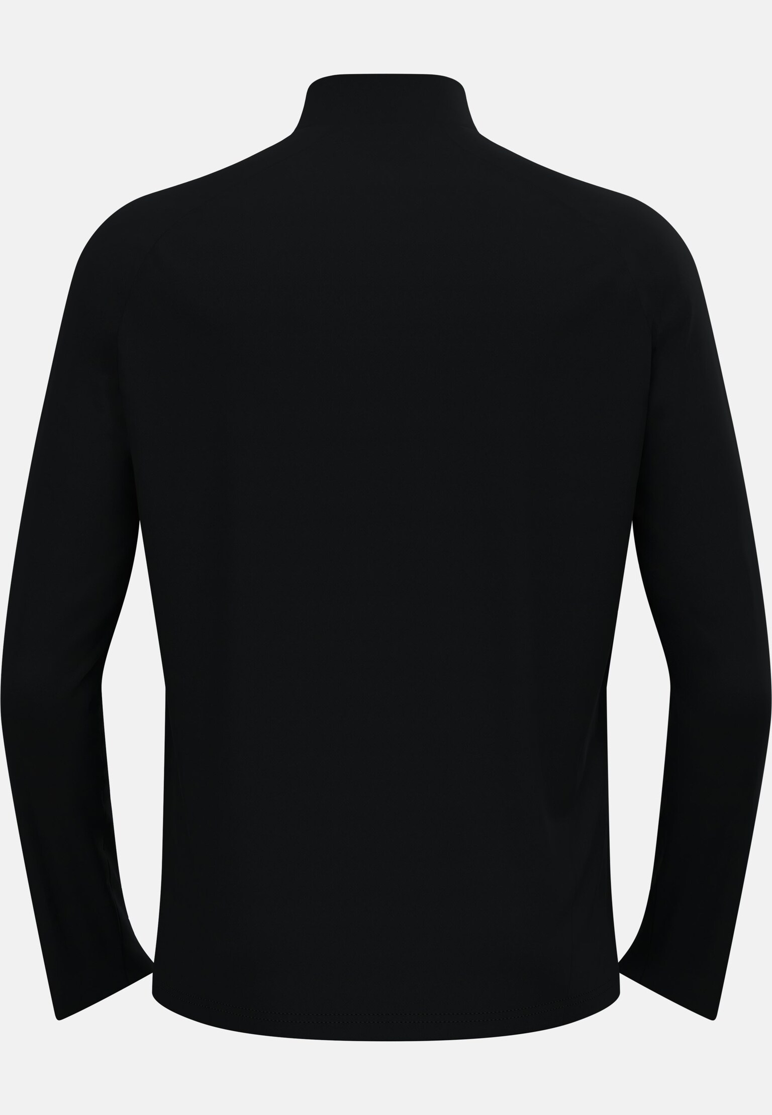 Essentials-hardlooptussenlaag met halve rits voor heren