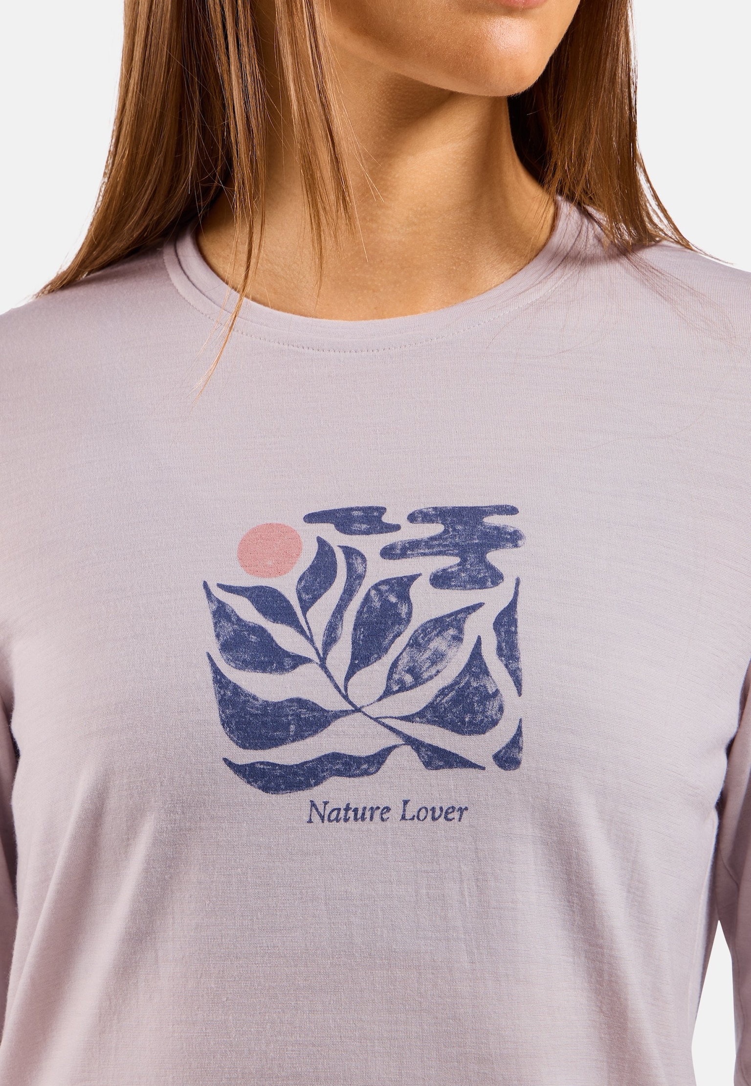 The Ascent merino 200 nature lover long sleeve t-shirt
