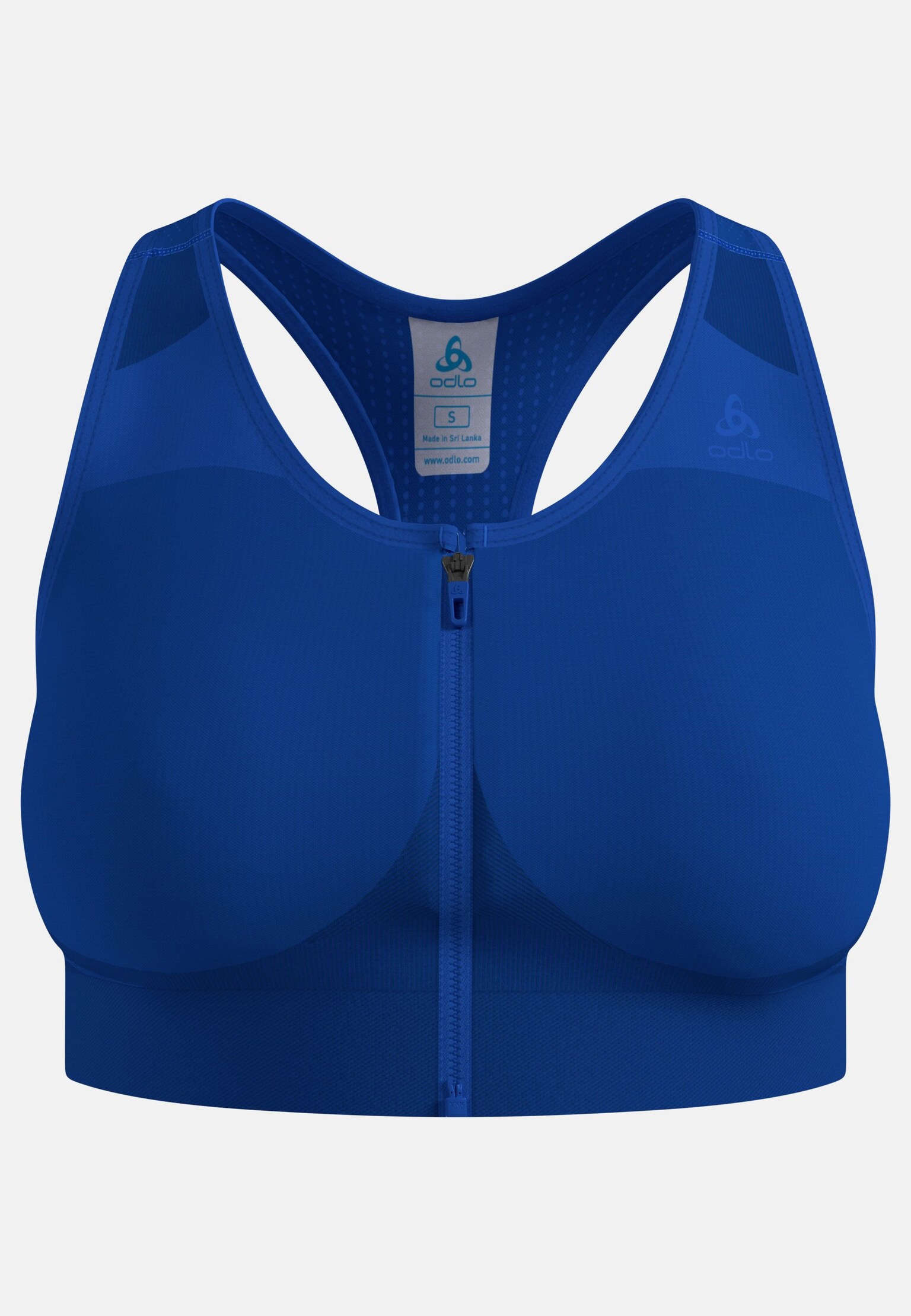 The Seamless zip high-support sports bra