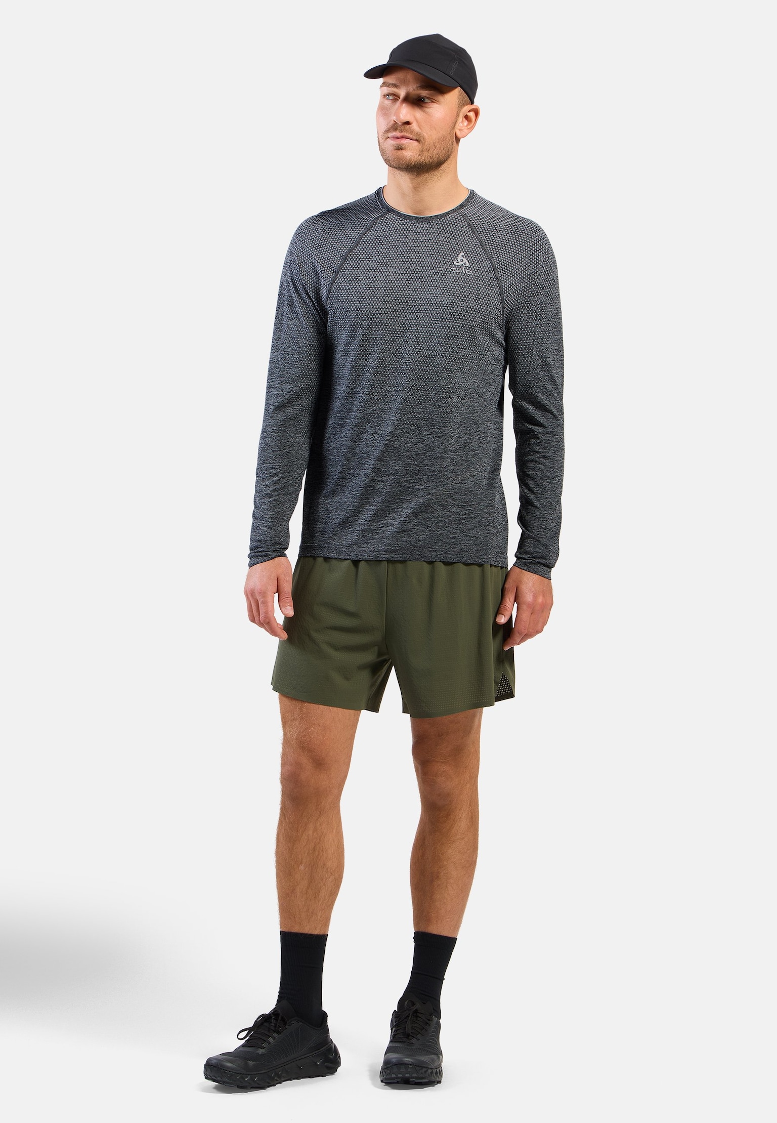 Essentials Seamless Langarm-Laufshirt 2.0