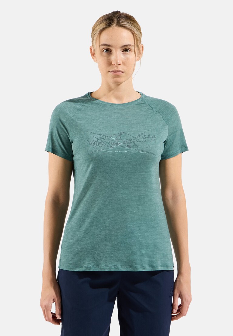 Ascent Performance Wool 130 run bike hike t-shirt