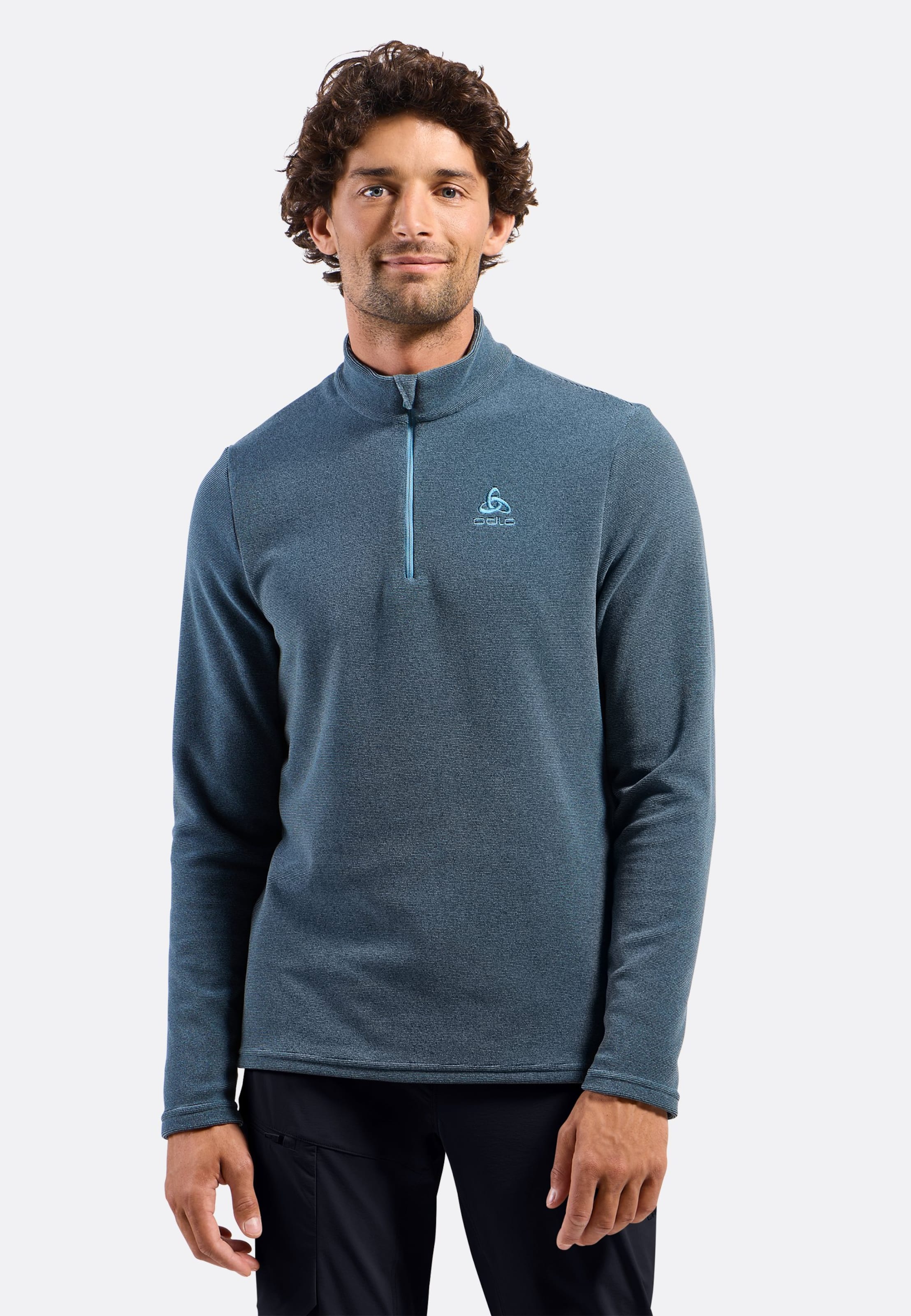 Odlo Roy Mid Layer Half-Zip für Herren - Wandern, Ski & Snow - blau, L