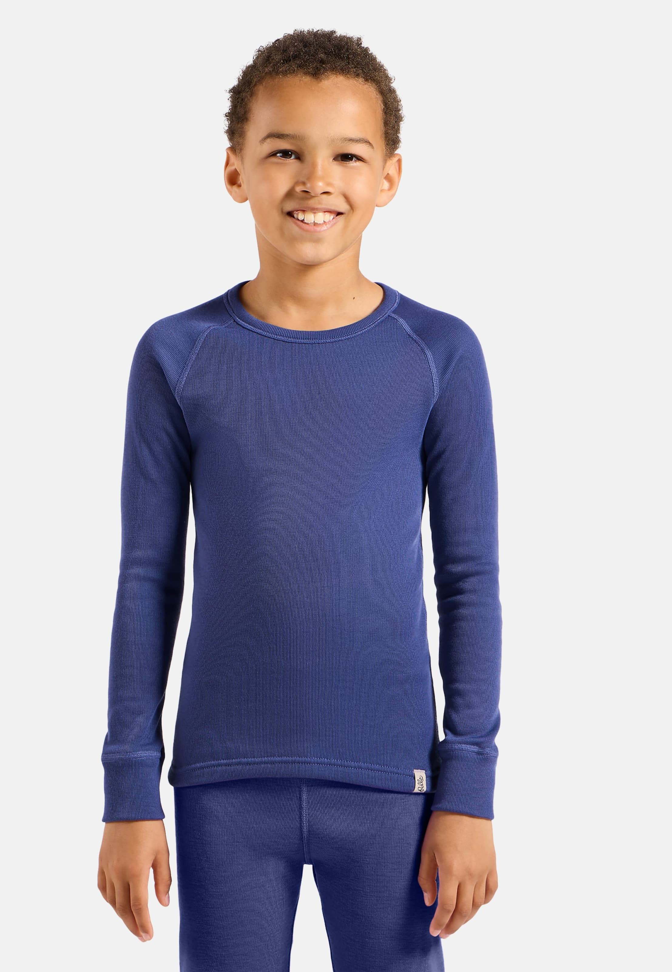 Odlo Active Warm Base-Layer-Shirt für Kinder, 104, lila